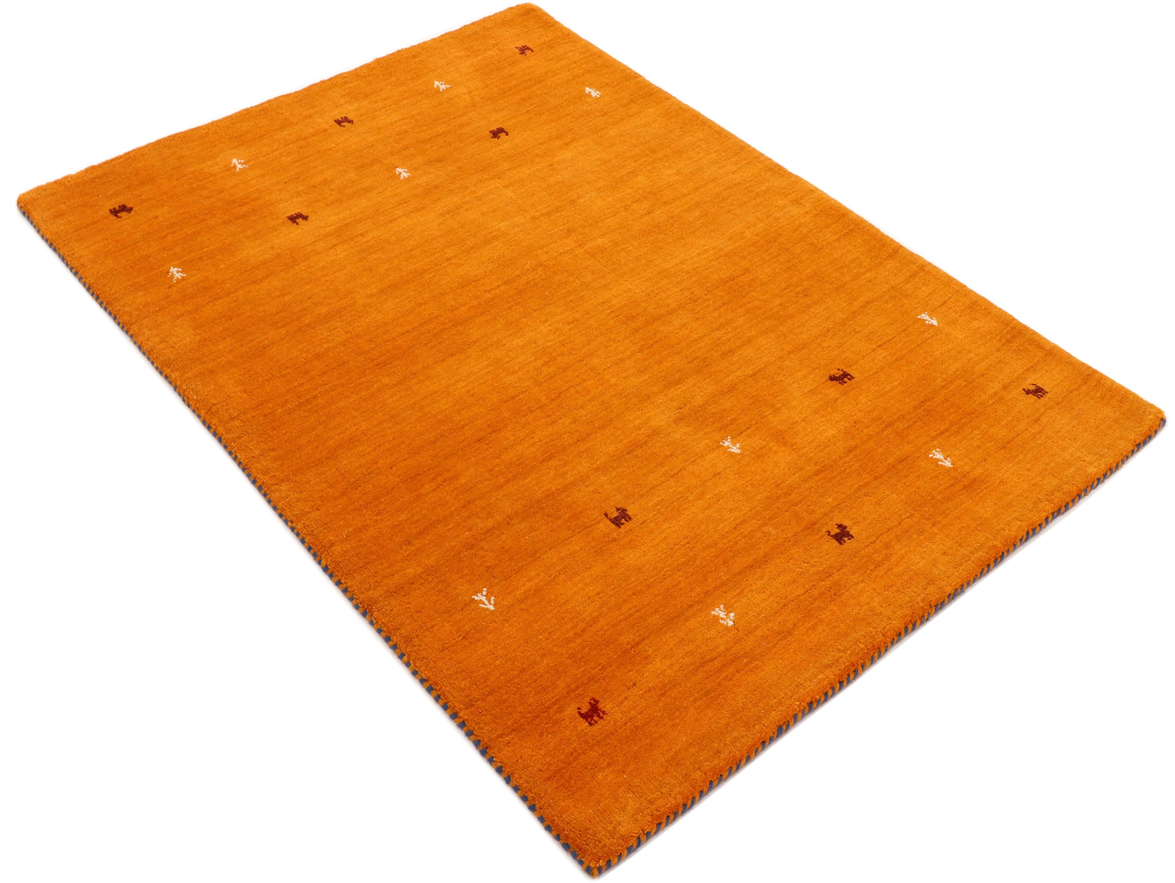 2. Bild von carpetfine Wollteppich »Gabbeh Uni«, rechteckig