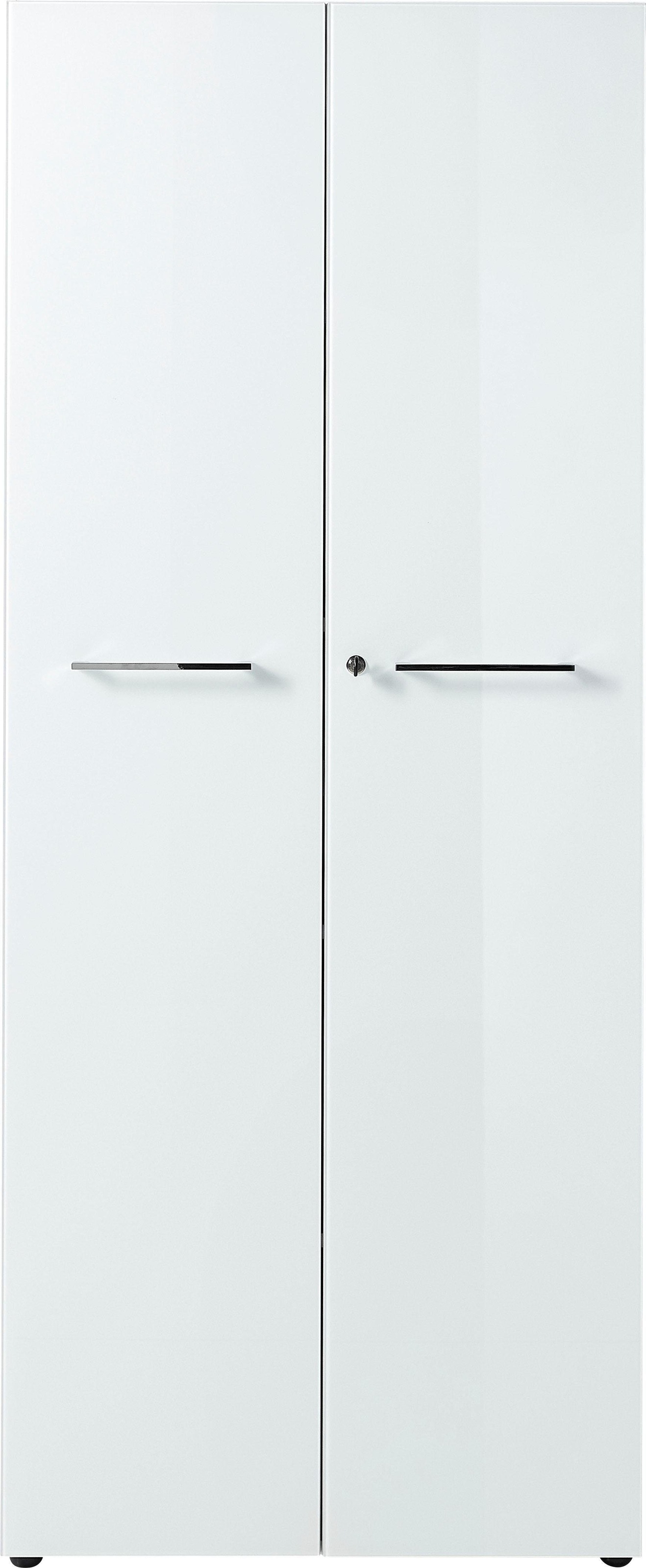 GERMANIA Aktenschrank »GW-Monteria«, (in 2 Höhen), Türen mit Glas-Auflage, abschließbar, Breite 80 cm, Made in Germany