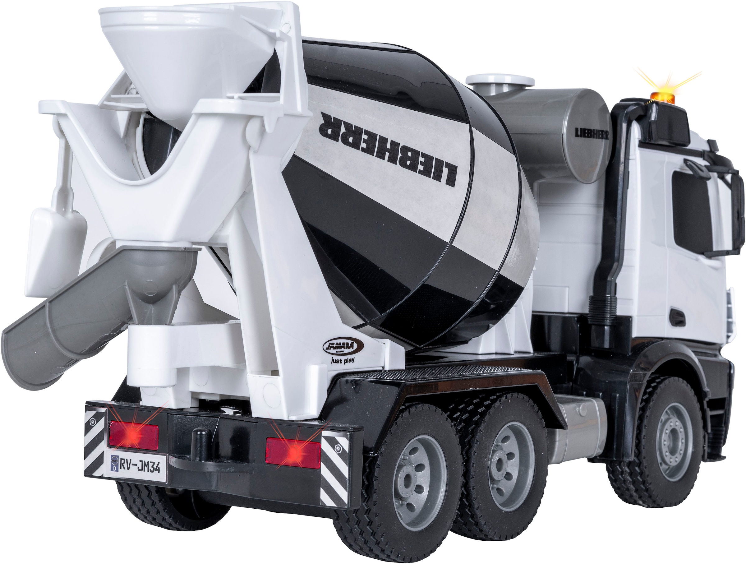 Jamara RC-Auto »Fahrmischer Mercedes-Benz Arocs Liebherr 1:20 2,4GHz«, mit LED Licht