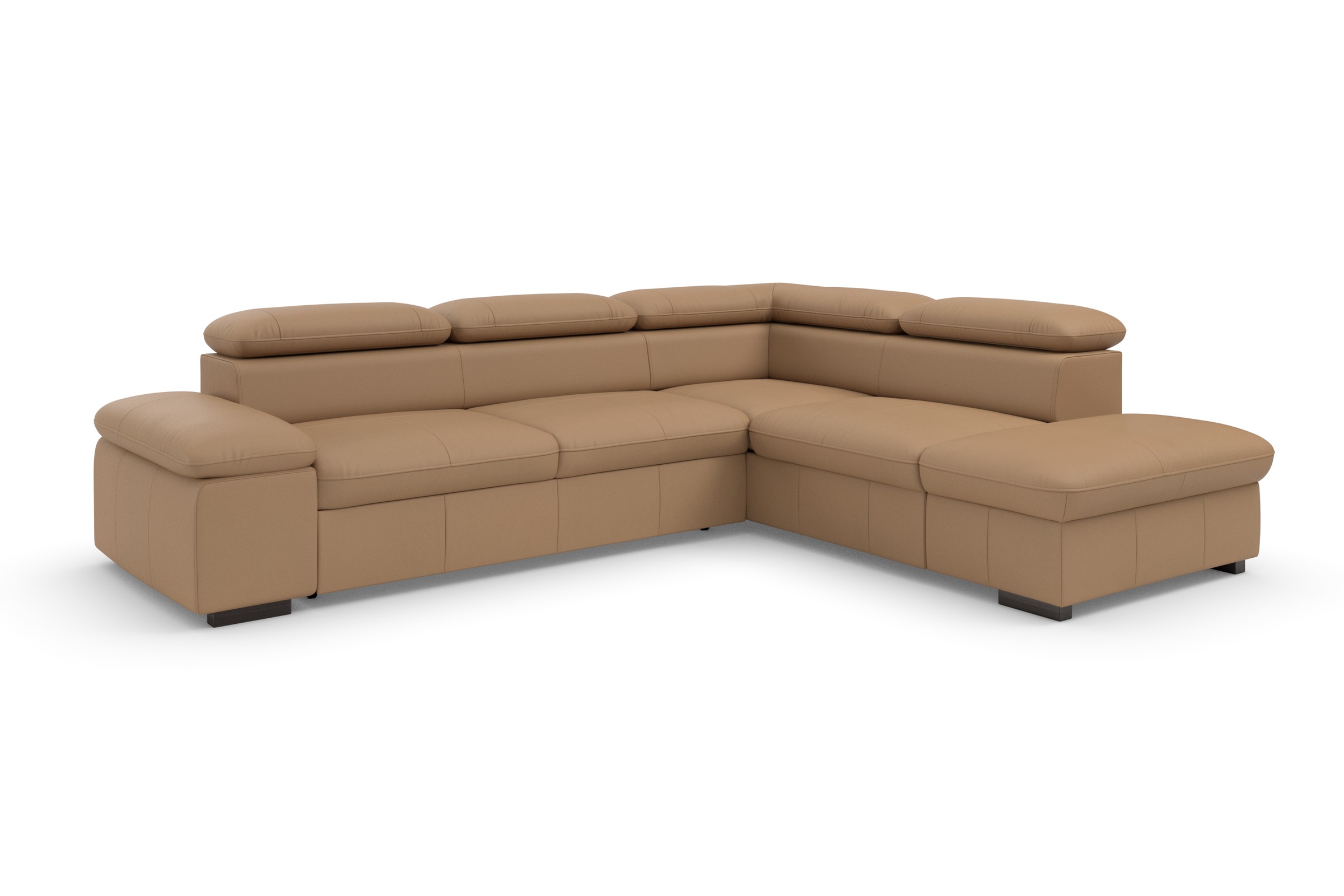 Home affaire Ecksofa »Alberto L-Form«, mit Kopfteilverstellung, wahlweise mit Bettfunktion