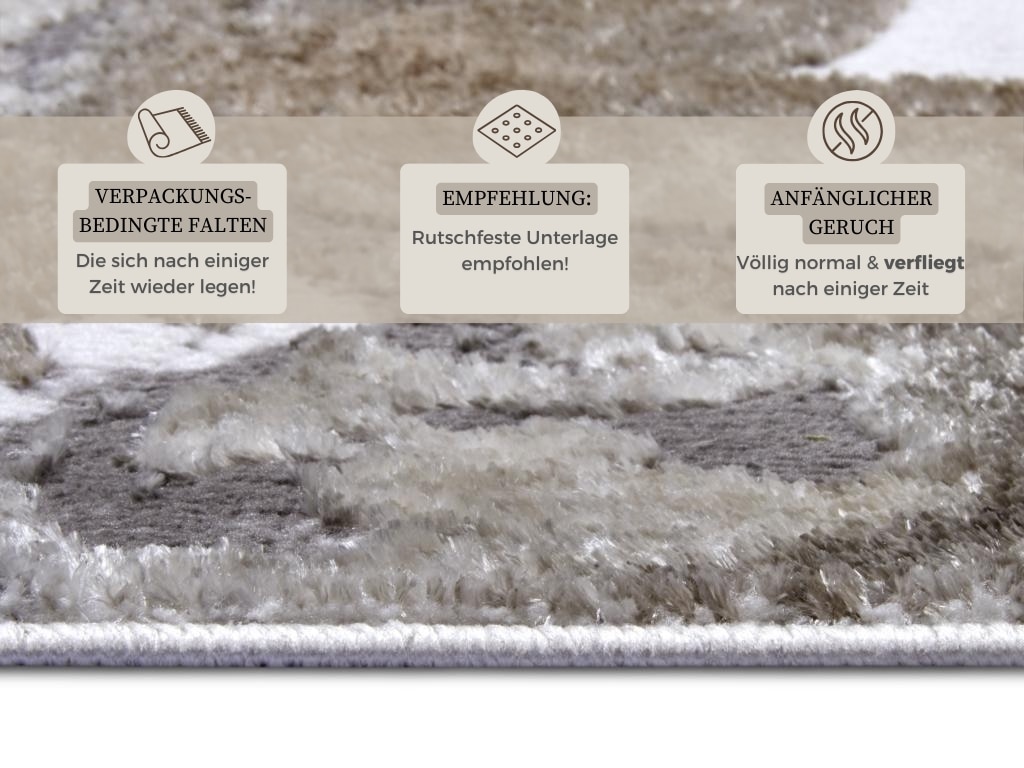 HANSE Home Teppich »Floral«, rechteckig, 13 mm Höhe, strapazierfähig, pflegeleicht, robust, glänzend