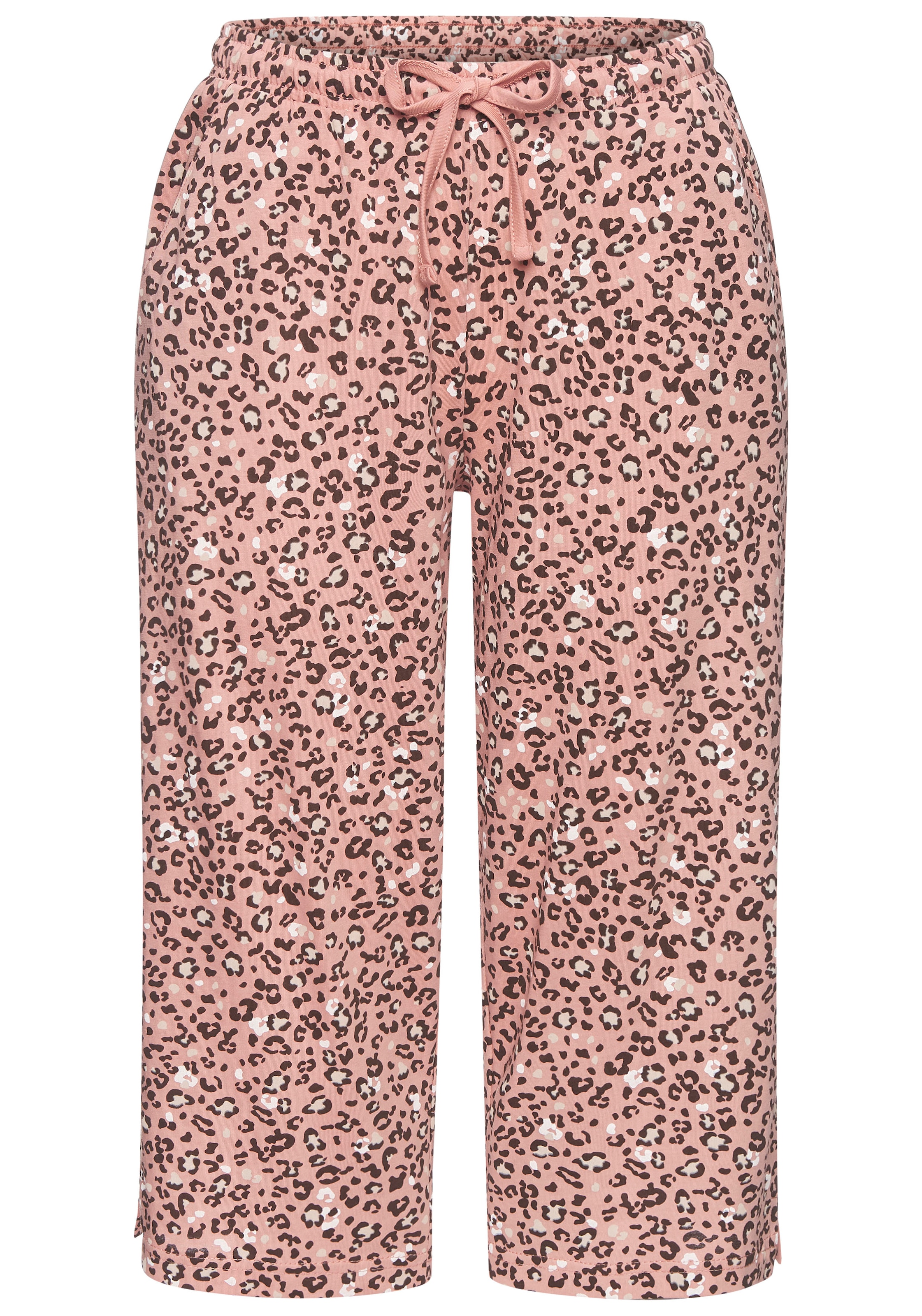 Vivance Dreams Capri-Pyjama, (2 tlg.), mit schönem Animalprint