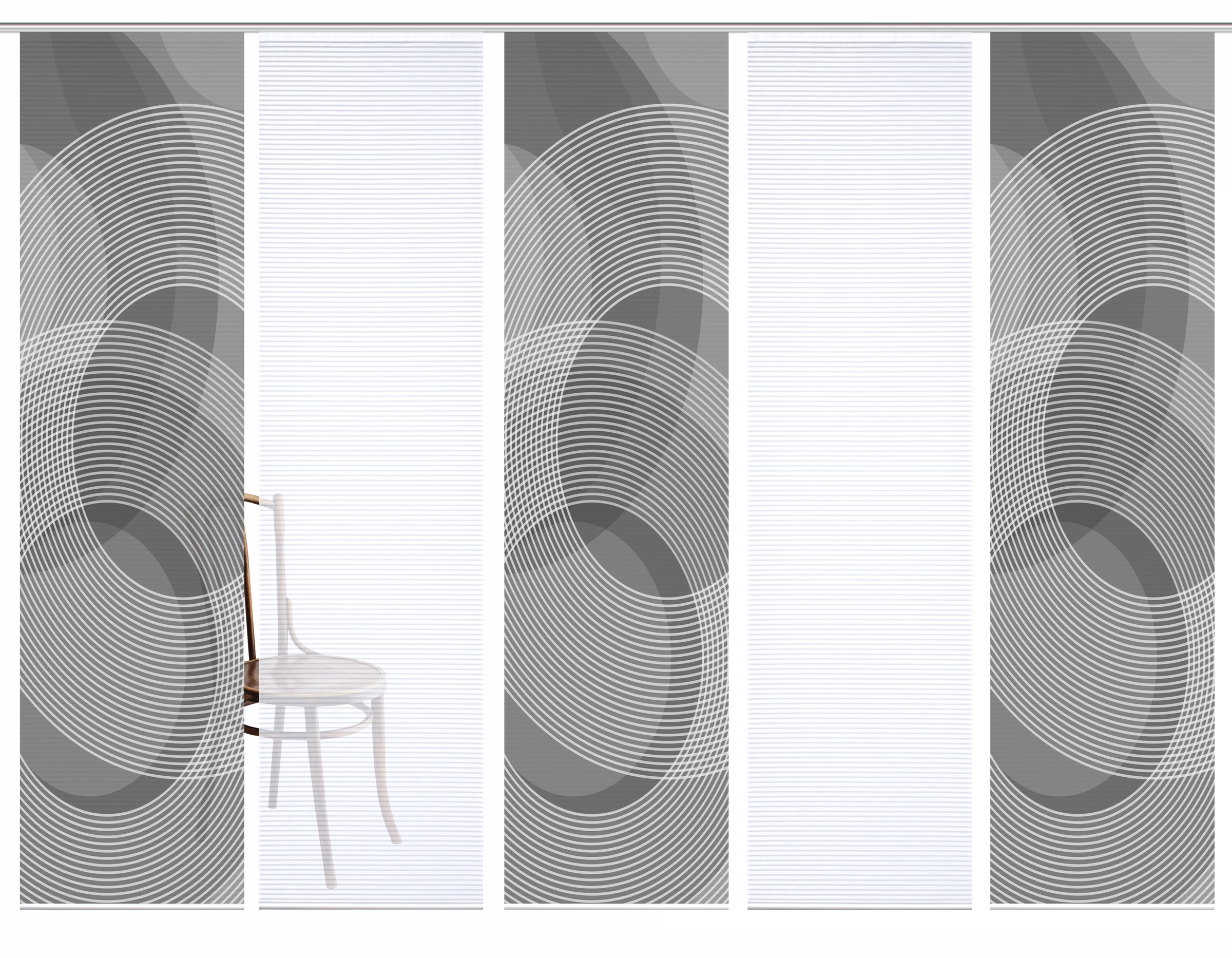 HOME in green Schiebegardine »AFONSO« Paneelwagen 5 Stk. tlg. SET DIGITALDR günstig online kaufen