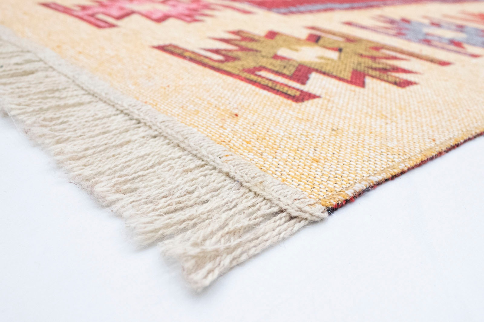 morgenland Wollteppich »Kelim Teppich - Trendy »Ariz« Rechteckig«, rechteckig, 0,5 mm Höhe, Flachgewebe