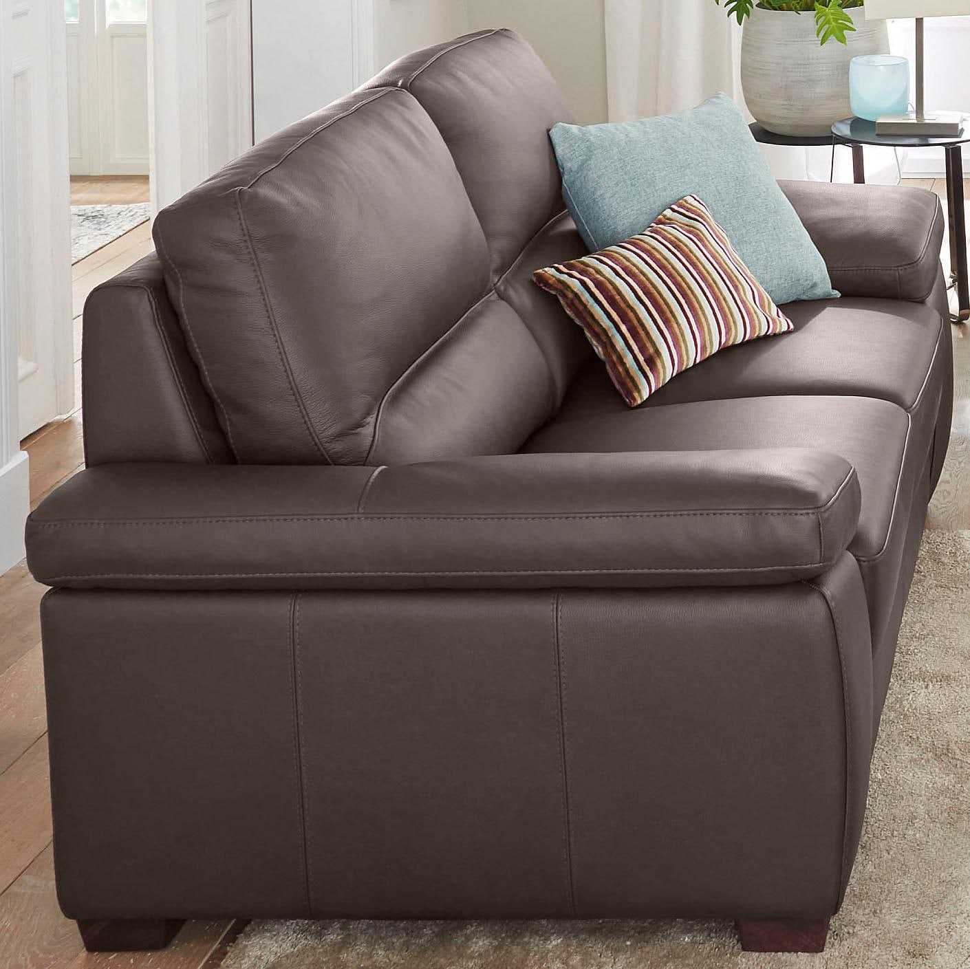 CALIA ITALIA 2-Sitzer »Gaia, hochwertiges Ledersofa mit erstklassigem Sitzkomfort«, edles Design, in zwei hochwertigen Lederqualitäten