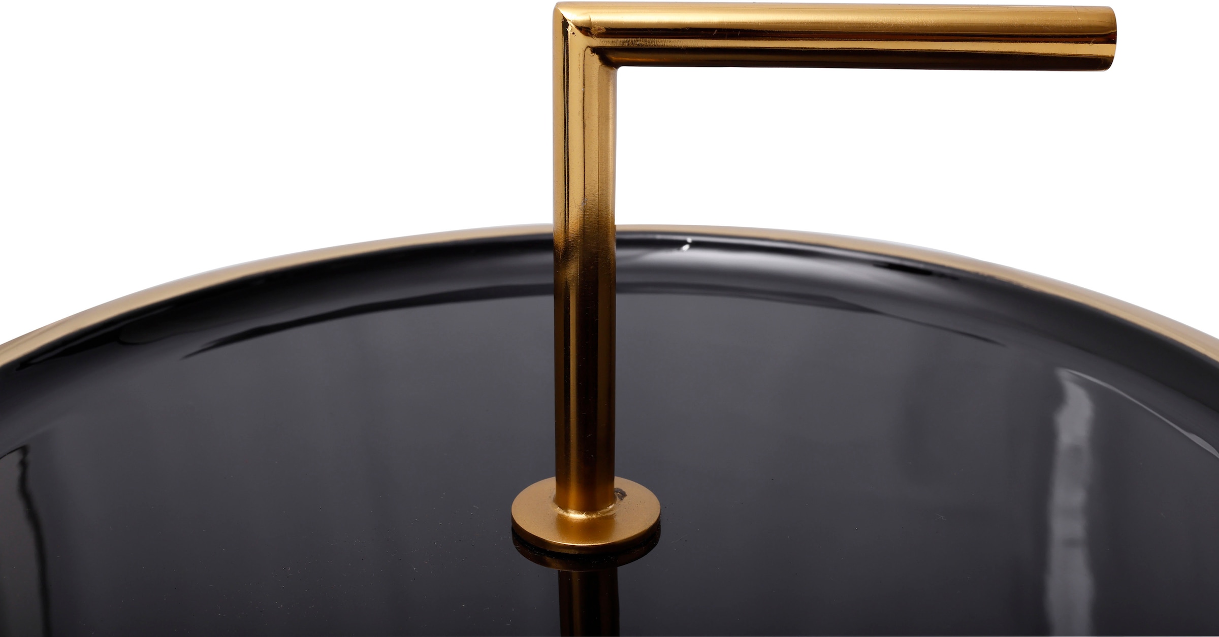 Kayoom Beistelltisch »Art Deco 500, Abstelltisch aus Metall,funktional und stabil«, (1 St.), Dekorativ, mit abnehmbarem Griff (13 cm), Stauraumfunktion
