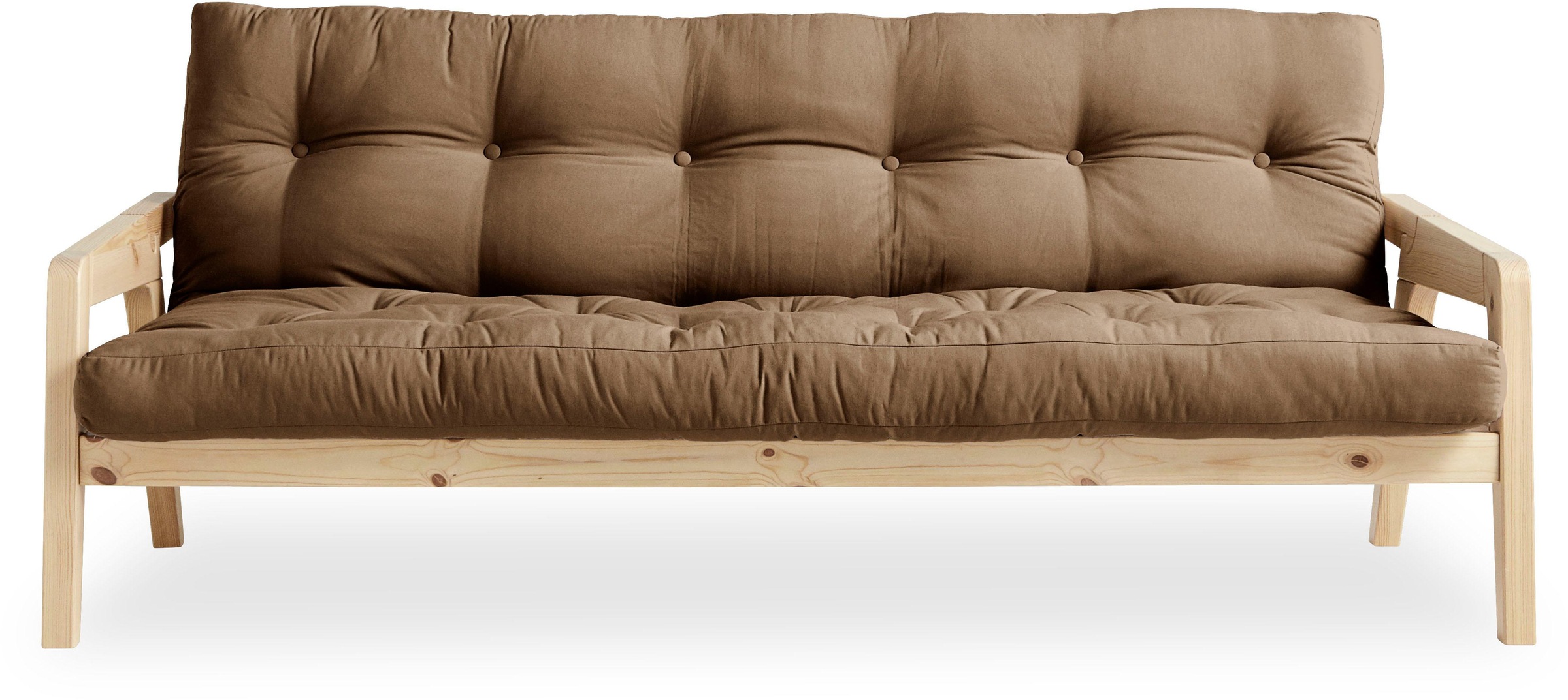 Karup Design Schlafsofa, Mit Holzstruktur, inkl. Futonmatratze, Liegefläche günstig online kaufen