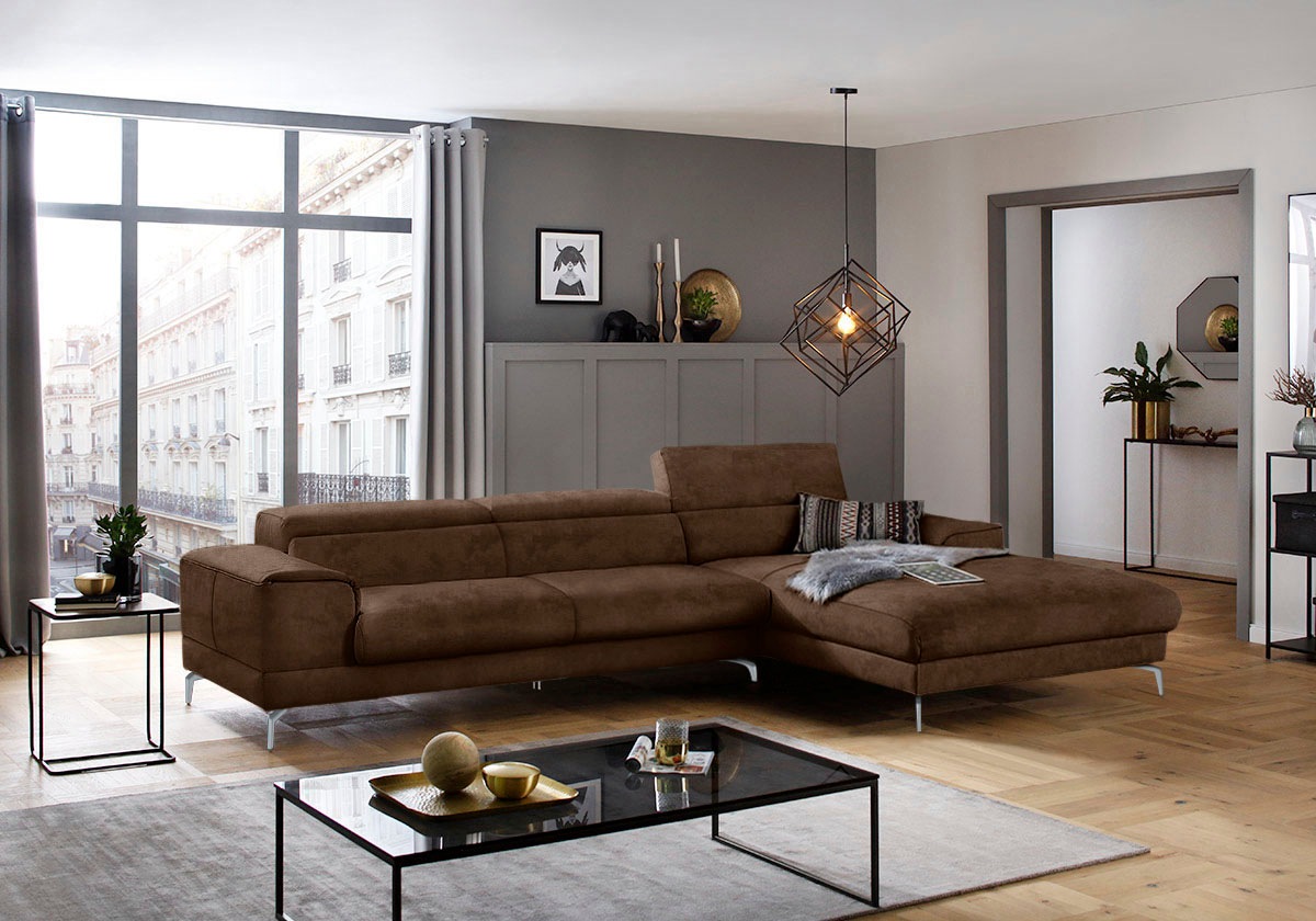 W.SCHILLIG Ecksofa "piedroo, Designsofa mit tollem Sitzkomfort, bequem und günstig online kaufen