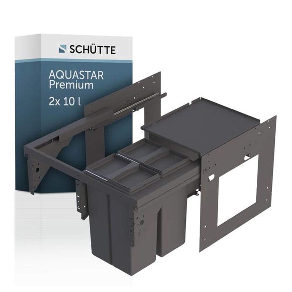 Schütte Mülltrennsystem »Aquastar«, 2 Behälter, zum Einbau, 60cm, 2 Fächer, günstig online kaufen