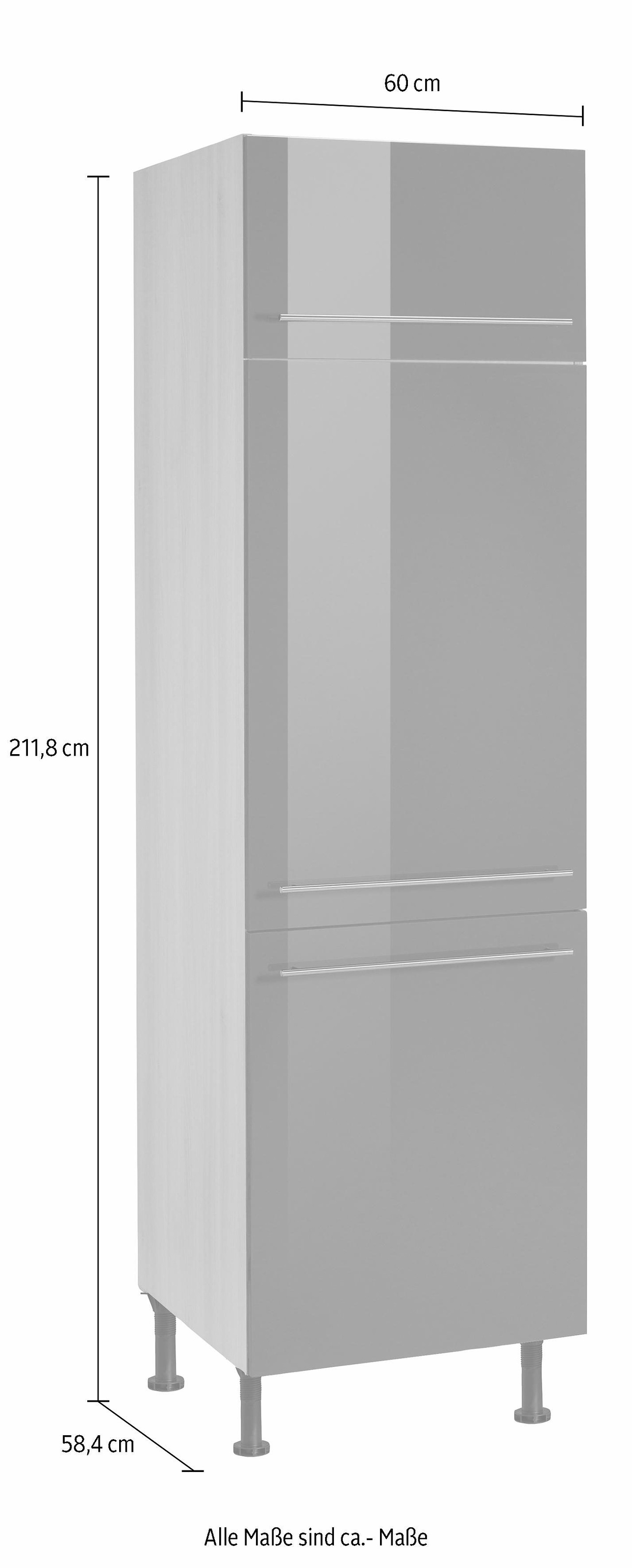 OPTIFIT Kühlumbauschrank höhenverstellbaren cm 212 cm hoch, bestellen Stellfüßen breit, »Bern«, 60 online mit