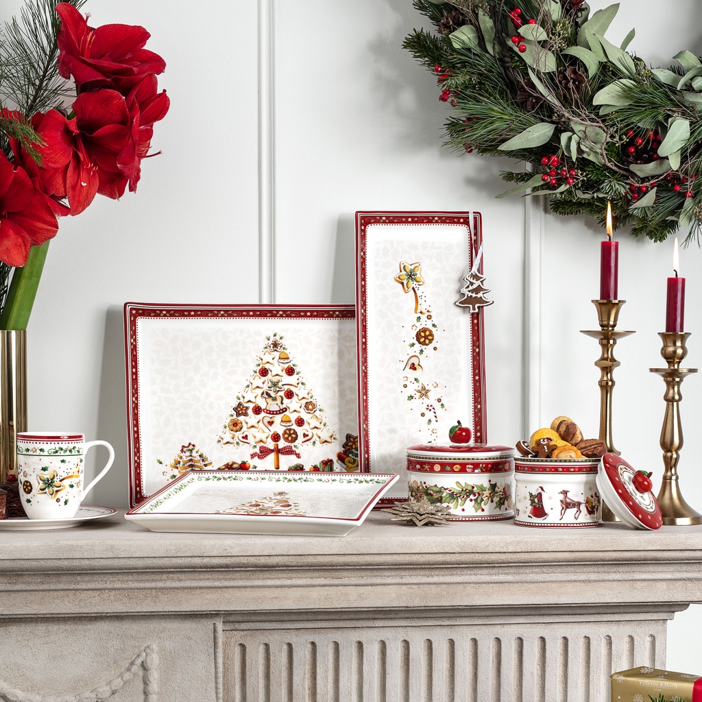 Villeroy & Boch Servierplatte »Gebäckplatte Winter Bakery Delight 40 x 27,5 cm bunt«