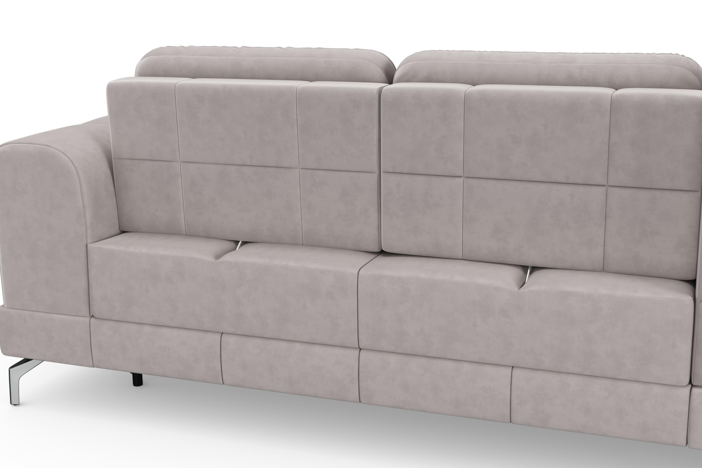 sit&more Ecksofa »Bendigo L-Form«, inklusive Sitztiefenverstellung, Bodenfreiheit 12 cm, in 2 Fußfarben