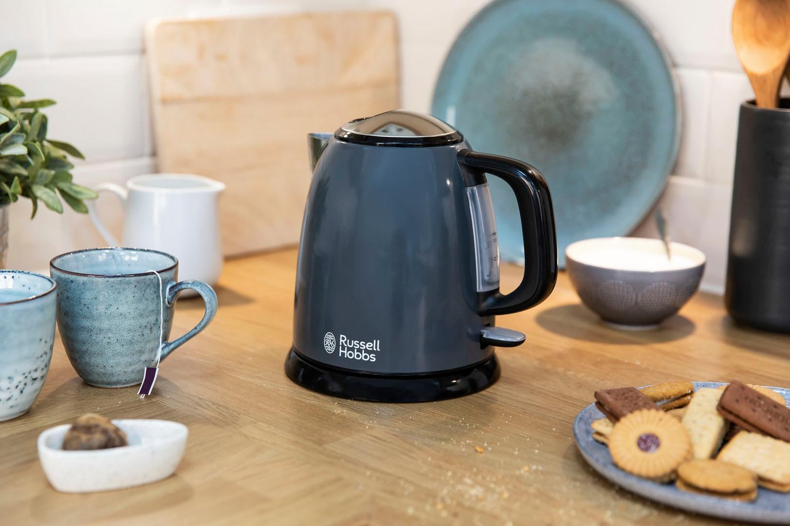 RUSSELL HOBBS Wasserkocher »Colours plus grau 24993-70«, 1 l, 2400 W