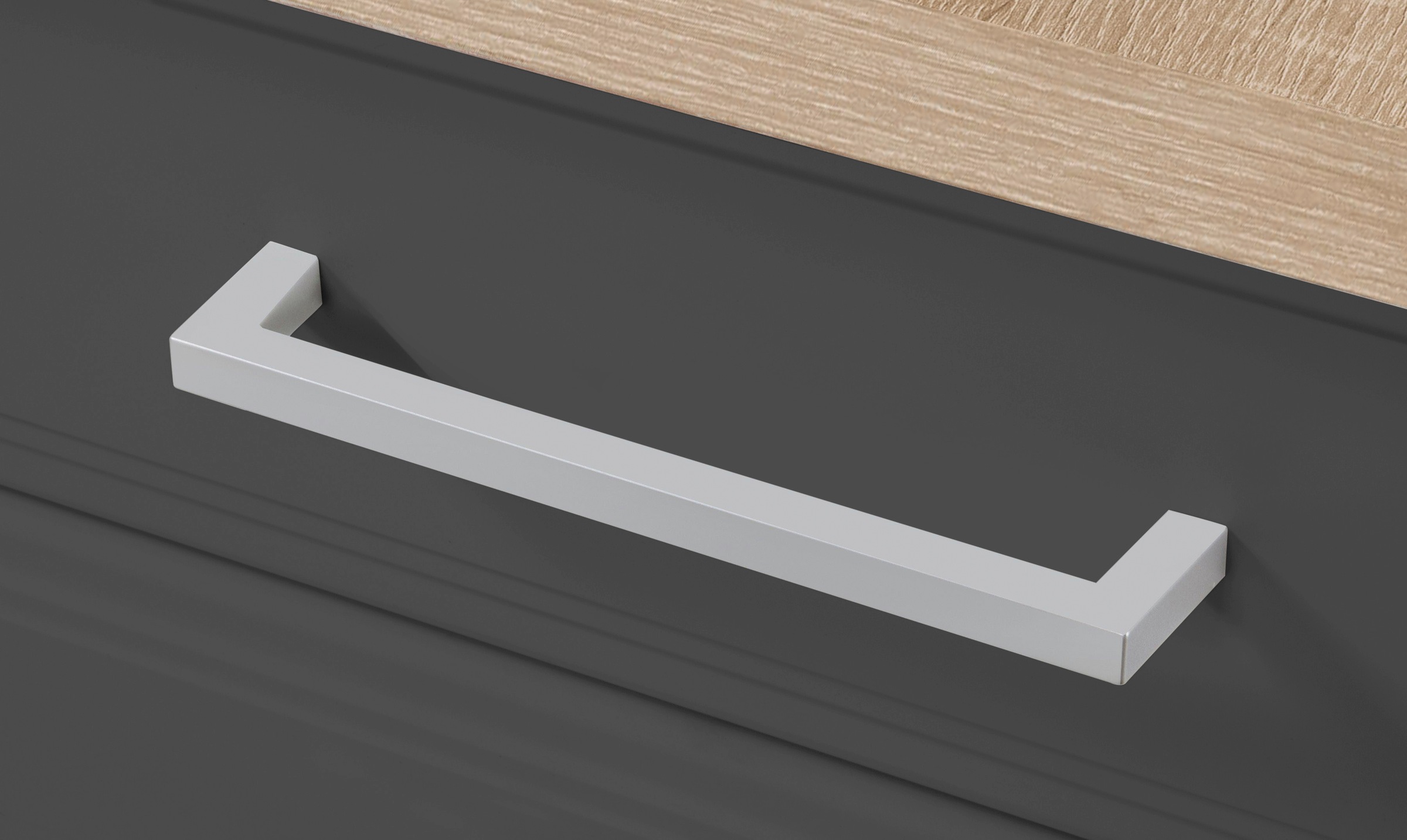 HELD MÖBEL Küchenzeile »Stockholm«, Breite 310 cm, mit hochwertigen MDF Fronten im Landhaus-Stil