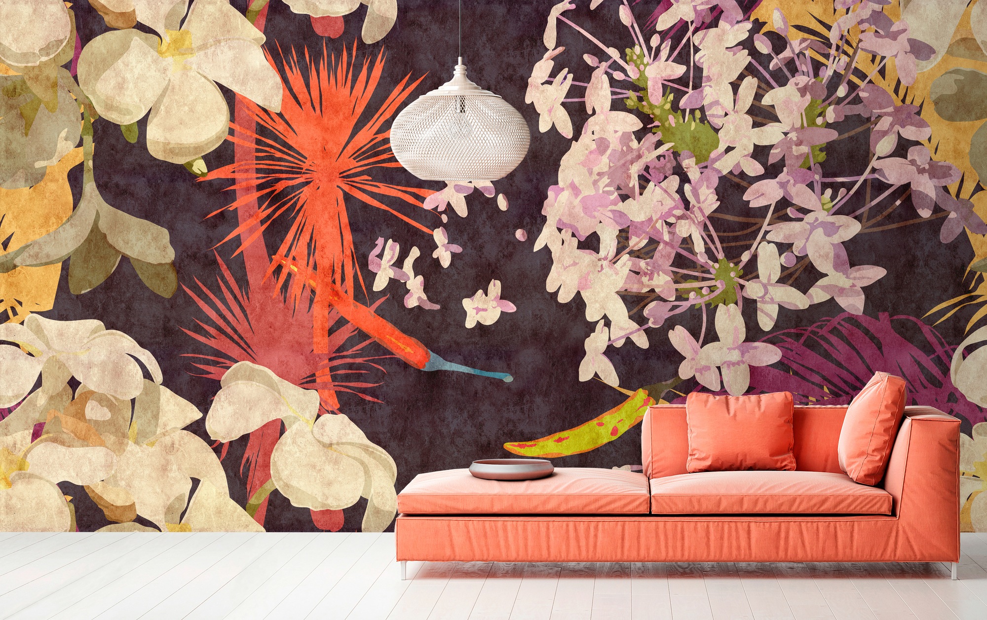 living walls Fototapete »Walls by Patel Vintage Bouquet 1« glatt Vlies, Wan günstig online kaufen