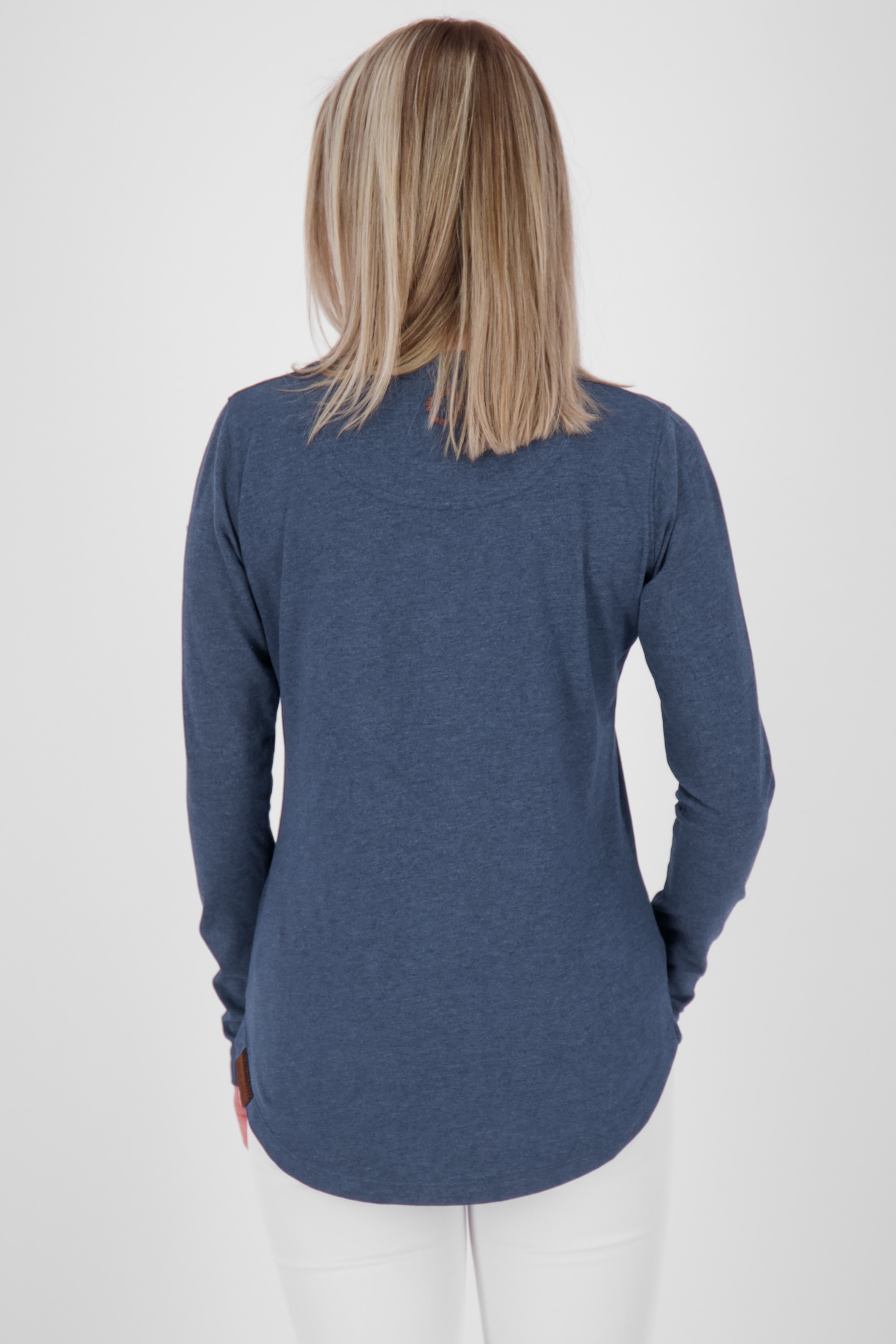 Alife & Kickin Langarmshirt »Damen LeaAK A«, Figurnah geschnittenes Longsleeve Shirt mit Rundhalsausschnitt