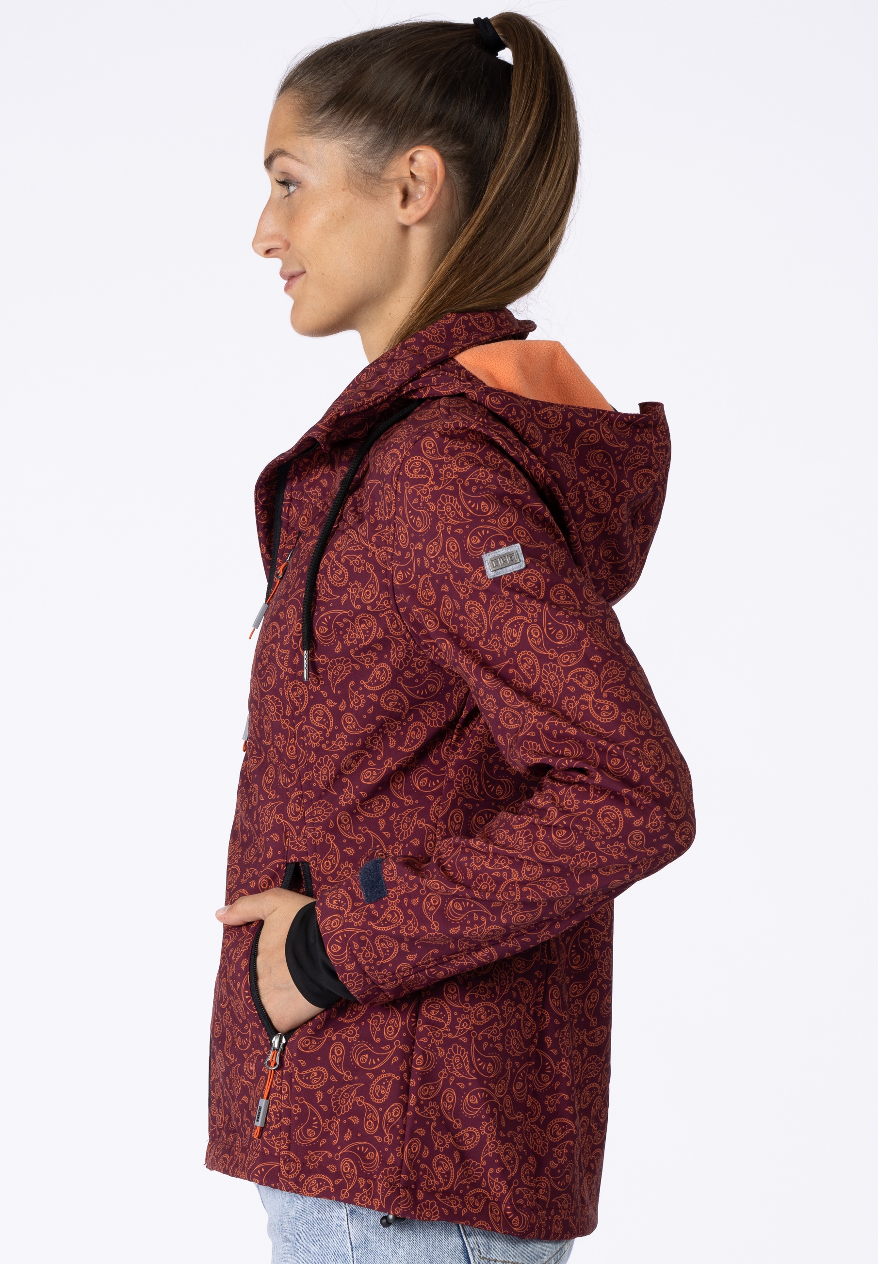 DEPROC Active Softshelljacke »SUN PEAK II WOMEN«, mit abnehmbarer Kapuze