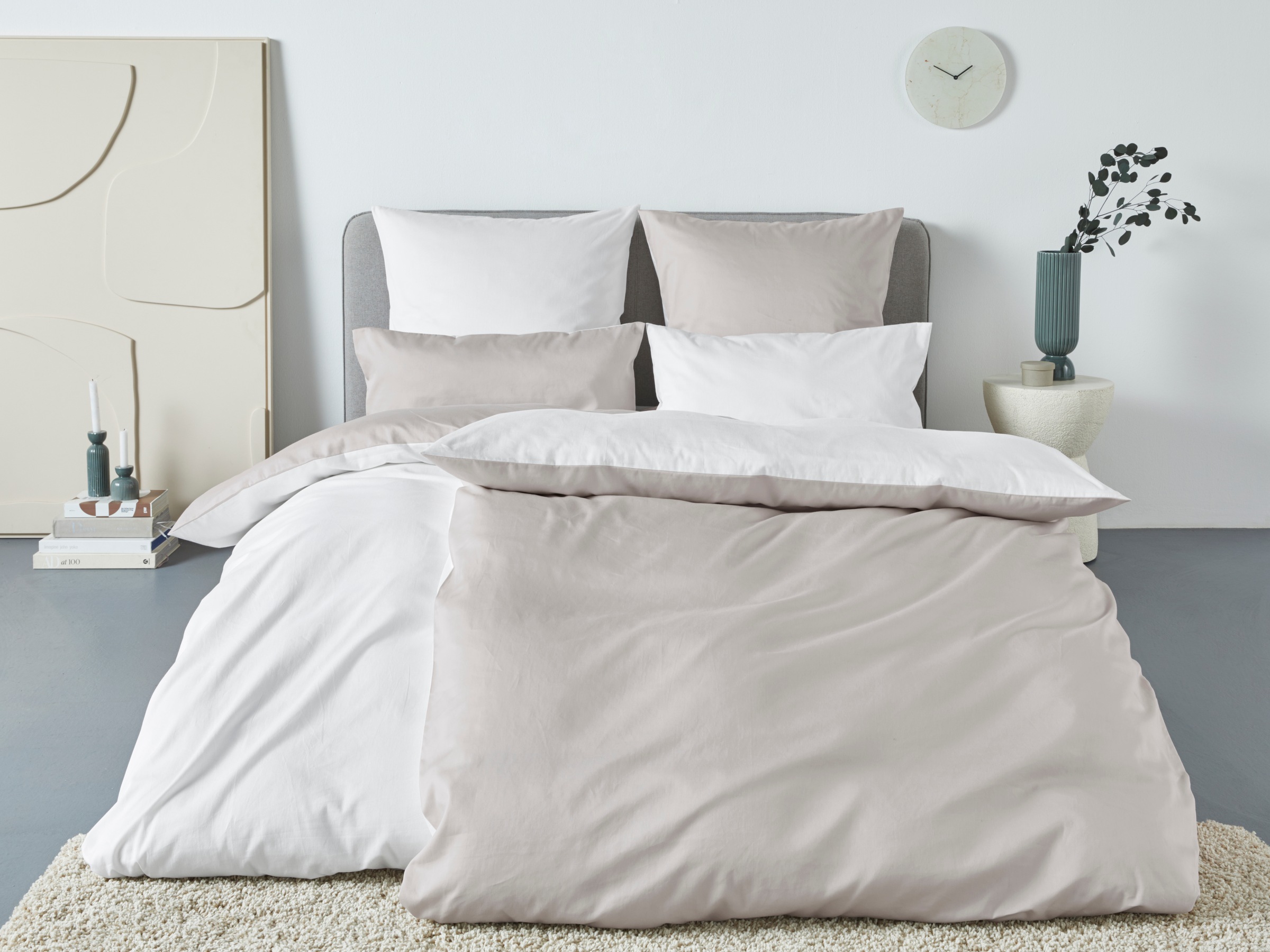 OTTO home Bettwäsche »Mila2«, Mako-Satin aus 100% Baumwolle, Größe ab 135x2 günstig online kaufen
