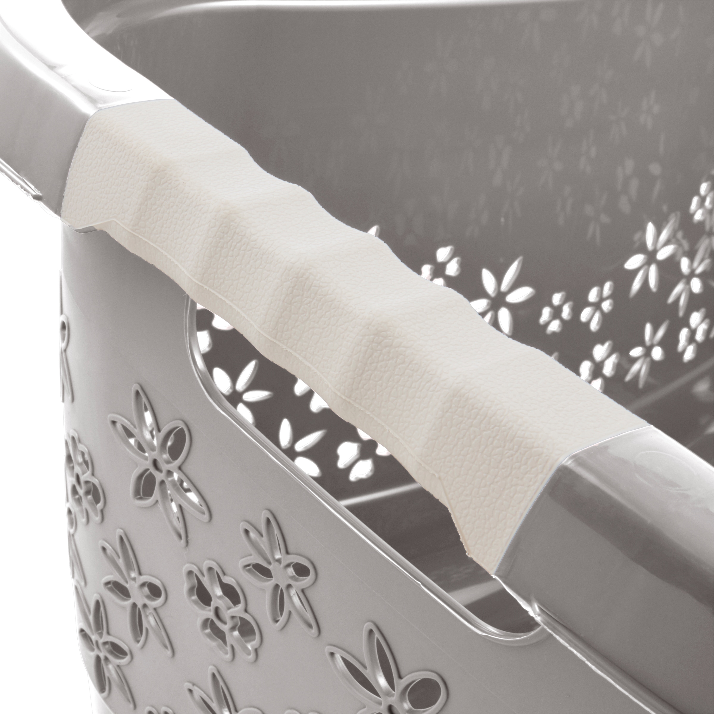 keeeper Wäschekorb »lasse, 2er Set, Korb mit Softgriffen, 65 x 45 x 28 cm, 50 l« ergonomische Form, komfortable Softgriffe, Hüftstütze