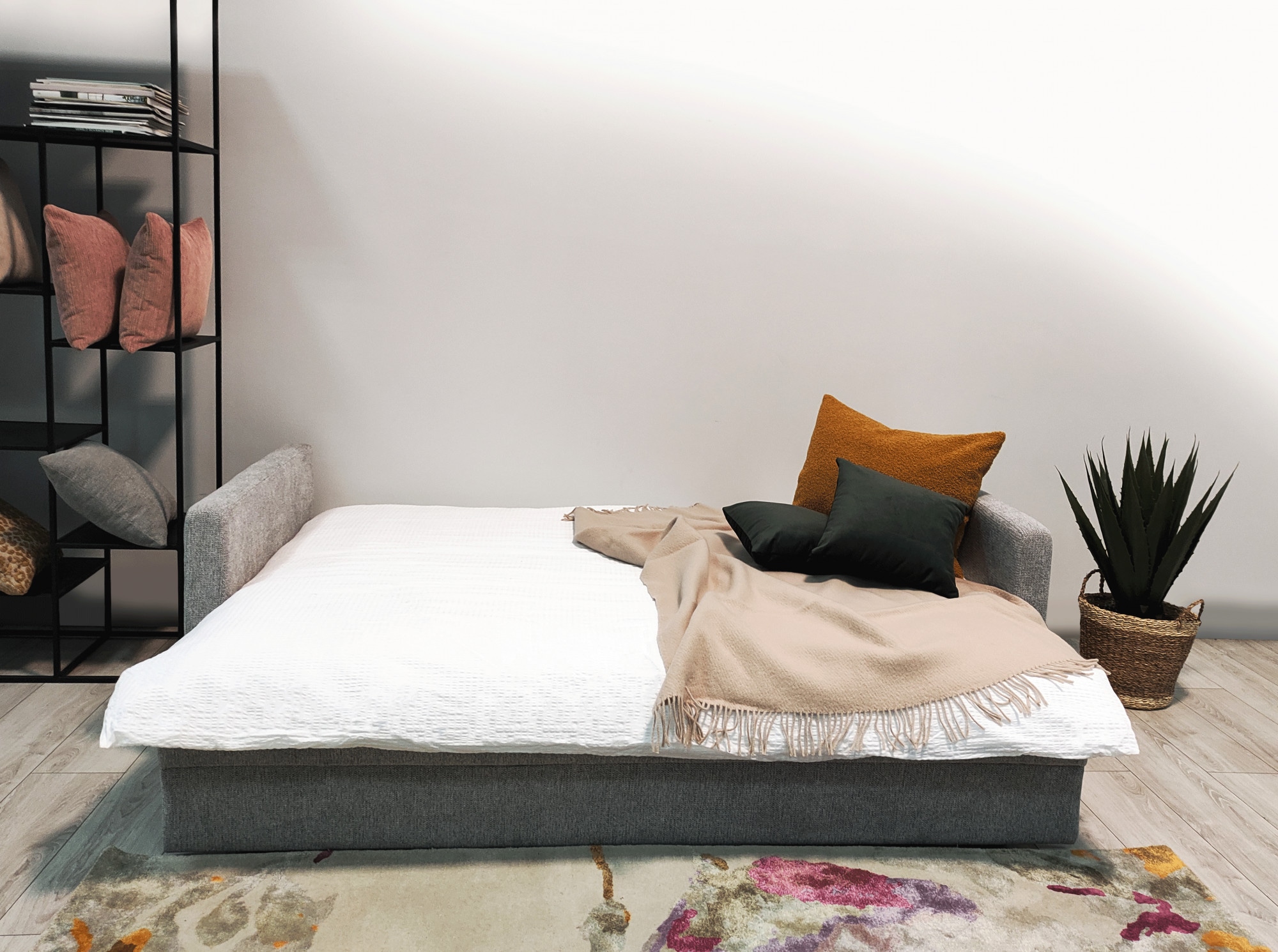 Home affaire Schlafsofa »Calrence«, mit aufklappbarer Bettfunktion, zwei Armlehnvarianten in der Serie