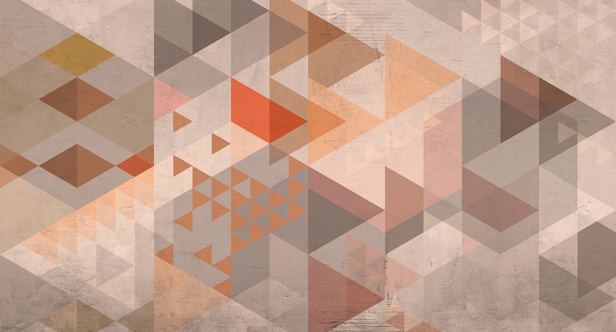 Architects Paper Fototapete »Atelier 47 Vintage Triangle 1« 3D-Optik glatt günstig online kaufen