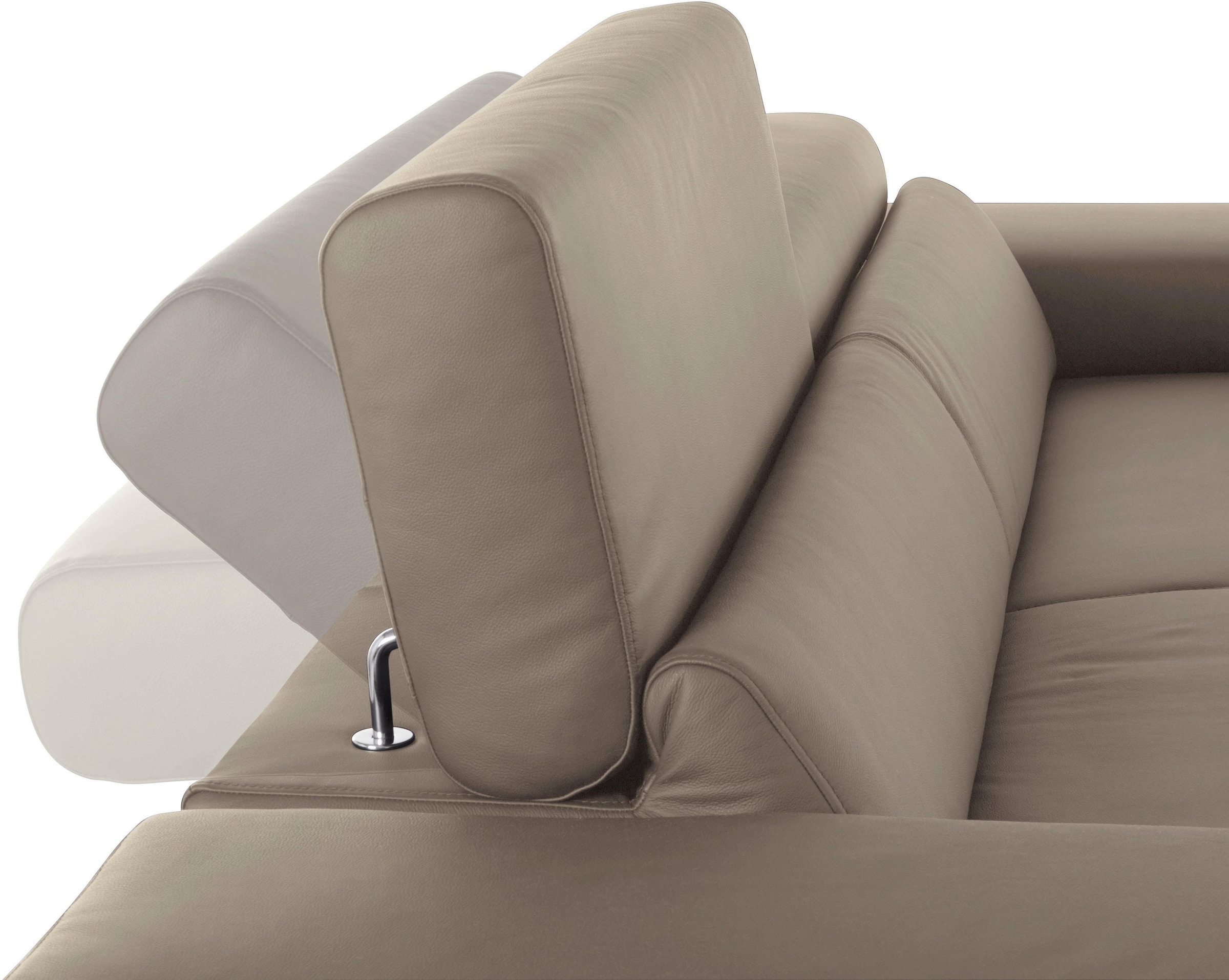 W.SCHILLIG 2-Sitzer »finn«, German Design Award 2016, Fußgestell Nussbaum natur, Breite 210 cm