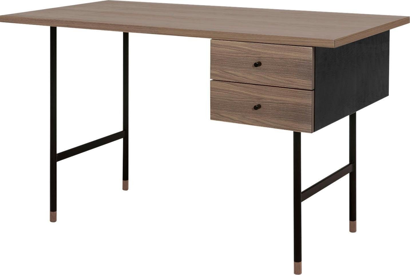 Woodman Schreibtisch »Daniel«, Schubladen mit Soft-Close-Funktion, Beine au günstig online kaufen