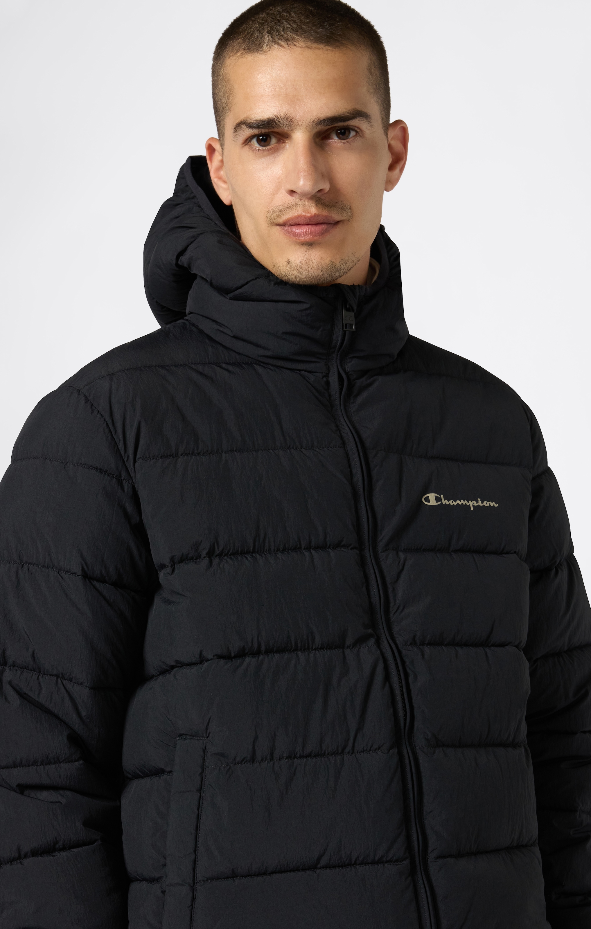Champion Steppjacke »Padded Outdoor Jacket« mit Kapuze für Erwachsene, aus Polyamid, leichtes Material