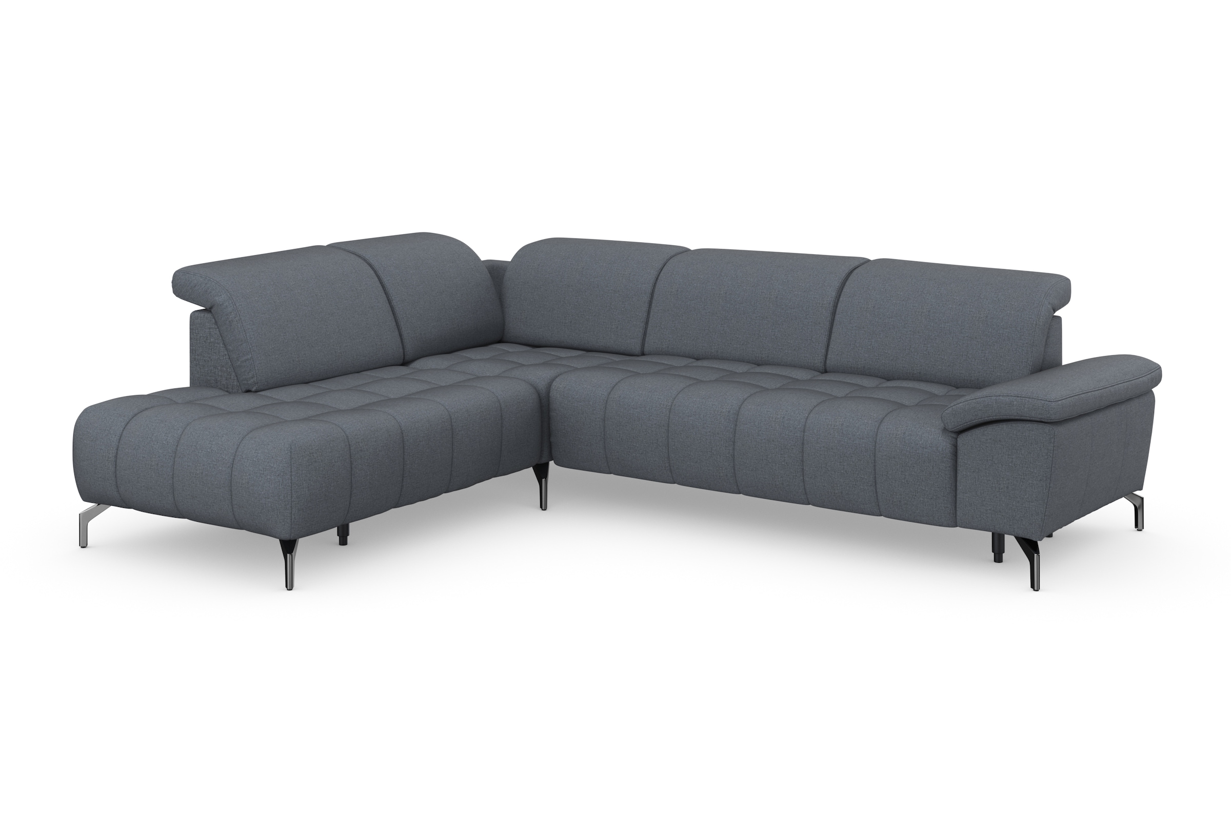 sit&more Ecksofa »Cool L-Form«, wahlweise mit Kopfteilverstellung und Vorziehsitz motorisch
