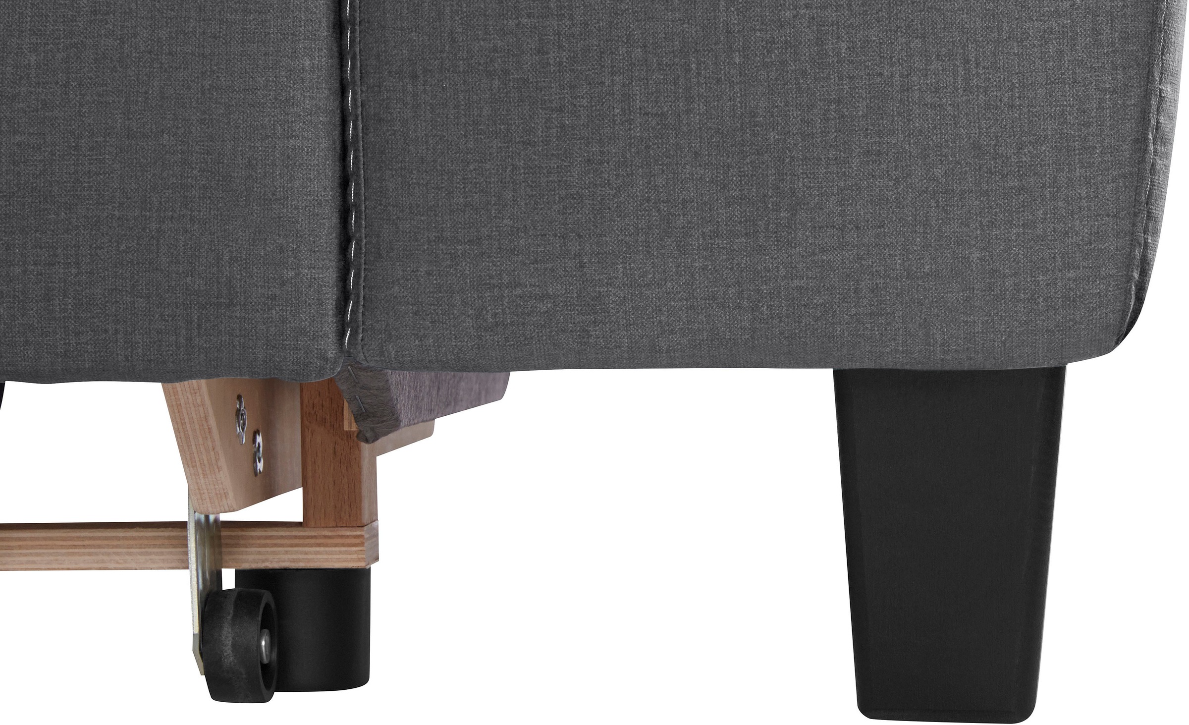 COTTA Ecksofa »Morven L-Form mit Kopfteilverstellung«, wahlweise mit Bettfunktion, Bettkasten & Wireless-Charger