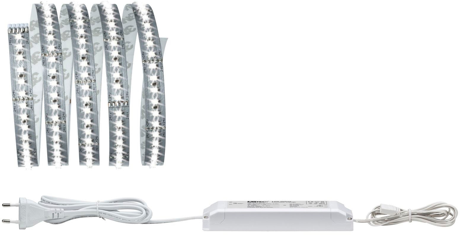 Paulmann LED-Streifen »MaxLED 1000 Basisset 1,5m Tageslichtweiß 18W 1100lm/m 6500K«, 1 St.-flammig, Basisset,Tageslichtweiß 18W 1100lm/m 6500K
