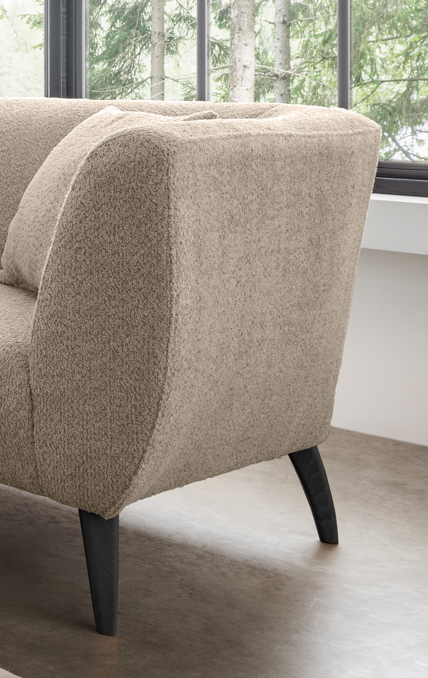 INOSIGN Polstergarnitur »Colori«, (Set, 2 tlg., 3-Sitzer und 2-Sitzer), auch als Loveseat erhältlich