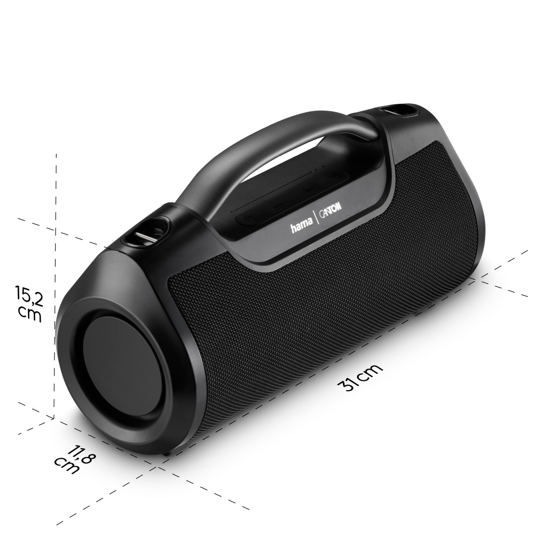 Hama Bluetooth-Lautsprecher »Bluetooth Lautsprecher Akku (Musikbox wasserdicht IPX6, PowerPack 60W)«