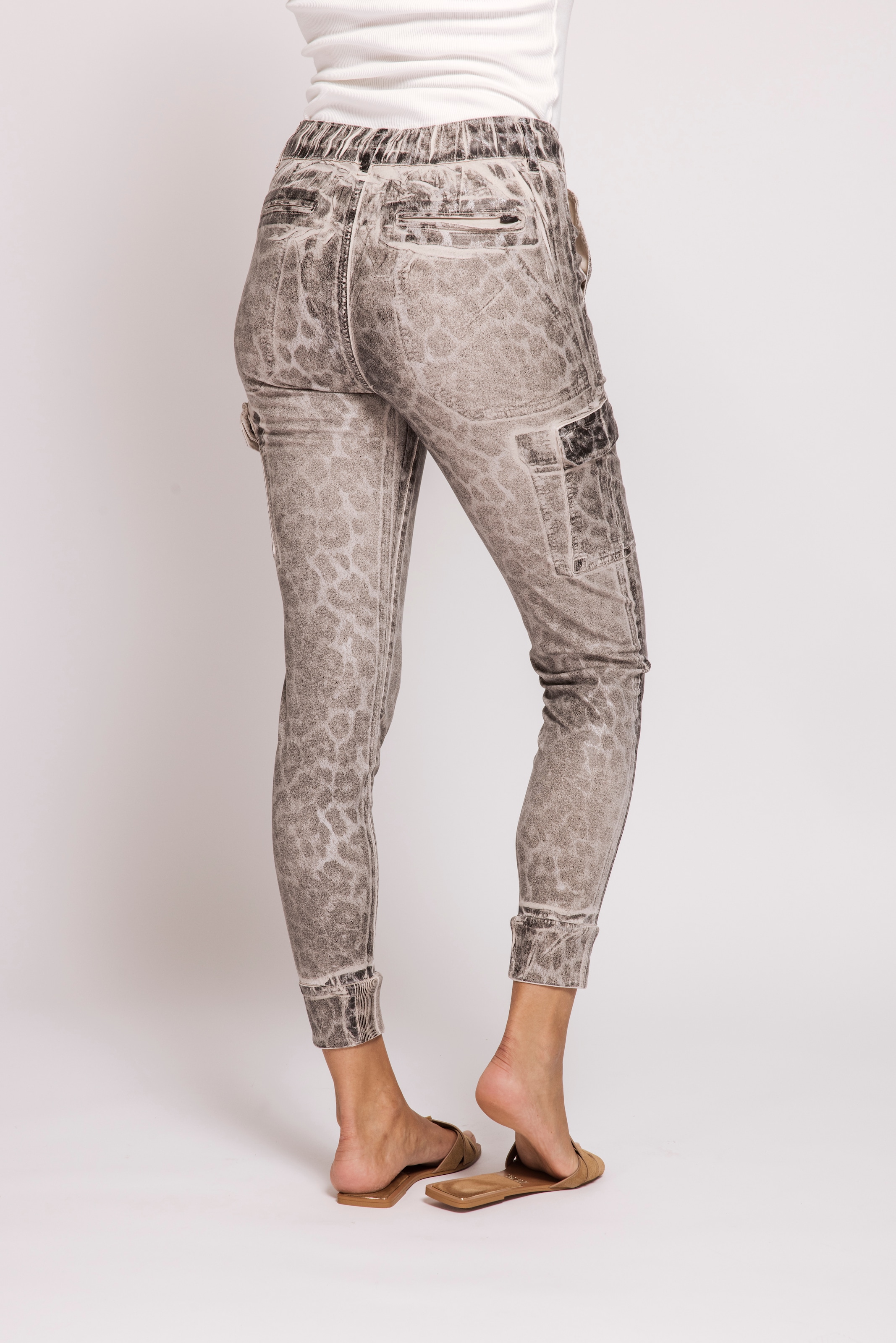 Zhrill Cargohose »ZHDAISEY Leoprint«  mit Leo-Print und Stretch