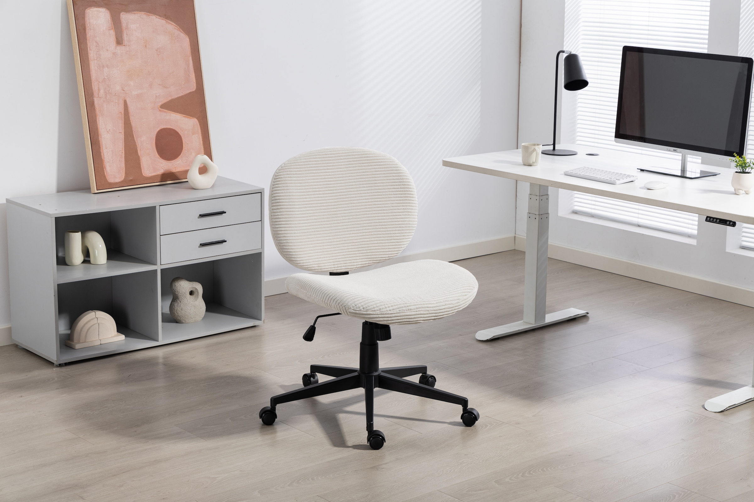 Duo Collection Drehstuhl »Tilo« () 1 Stk.Sitzhöhenverstellung, Wippmechanik, Sicherheitsdoppelrollen