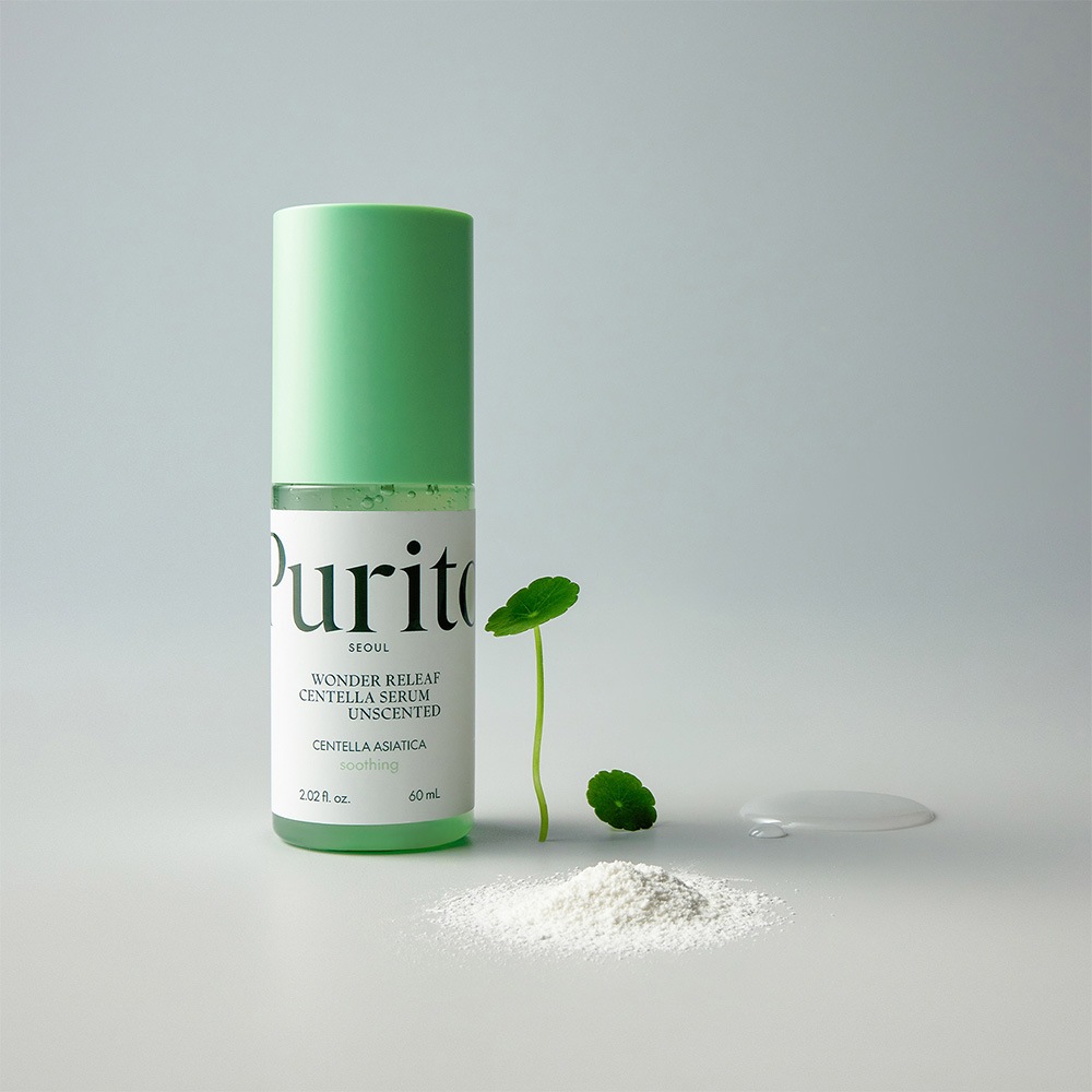 Purito Gesichtsserum »Purito Wonder Releaf Centella Serum Unscented« Centella reduziert Rötungen und Irritationen nahezu sofort