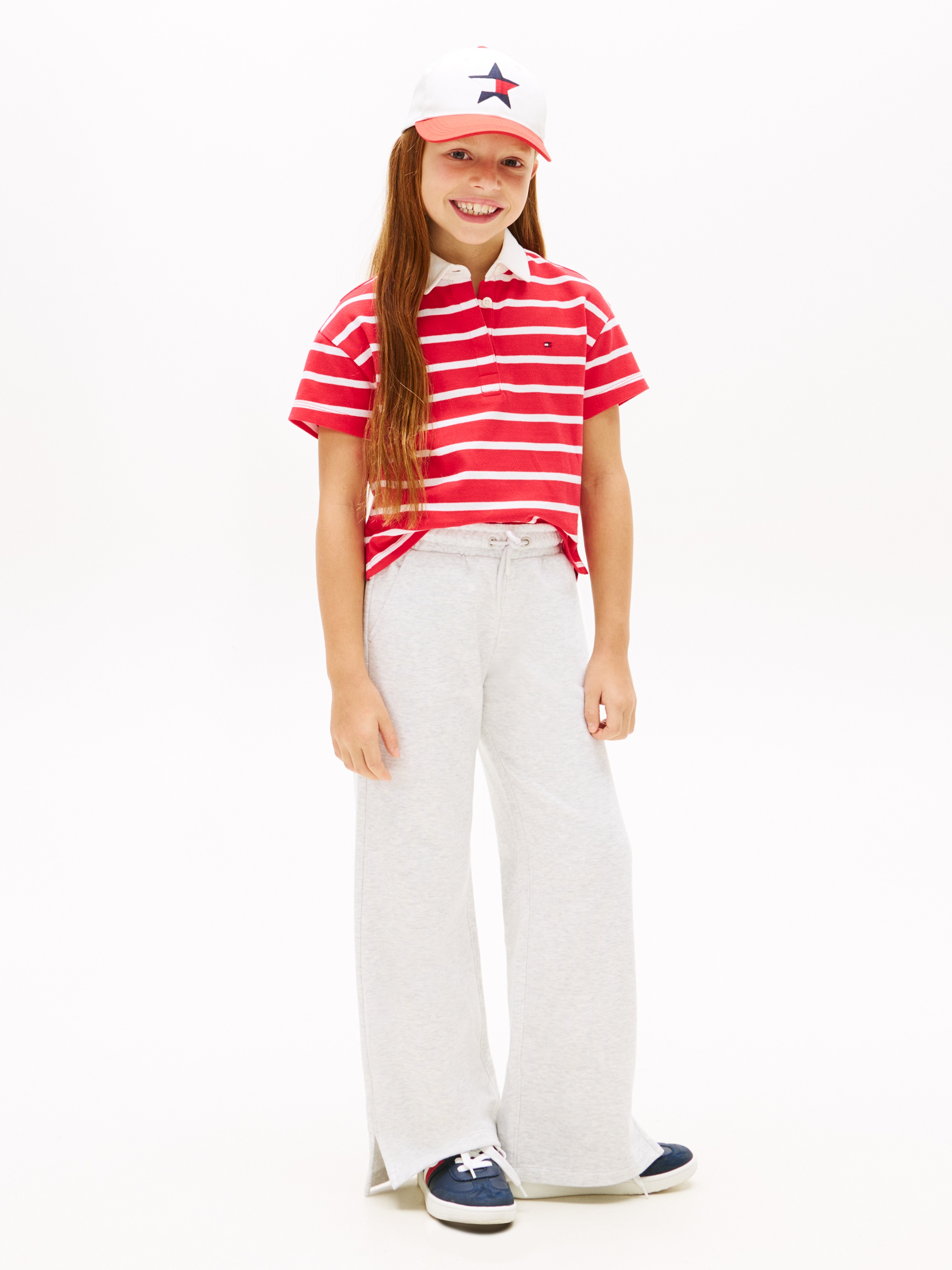 Tommy Hilfiger Jogginghose »STAR SWEATPANT«  Kinder bis 16 Jahre, mit Strass-Label, loose fit