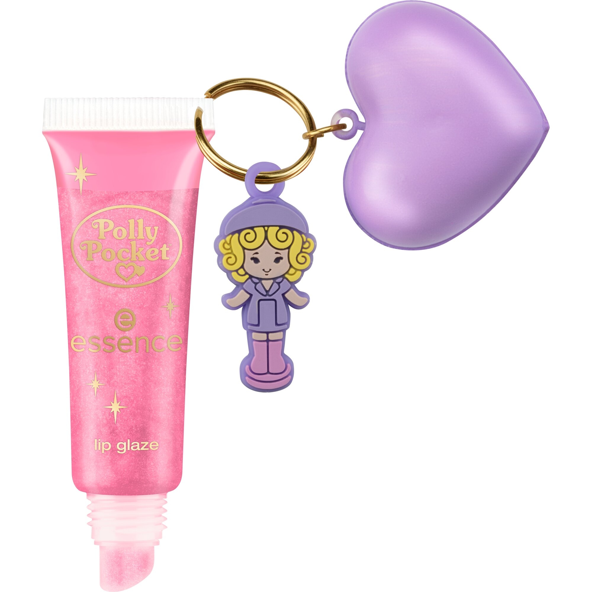 Essence Lipgloss »Polly Pocket lip glaze«, (Set, 3 tlg.), 3 Styles, Kompaktes Format für unterwegs