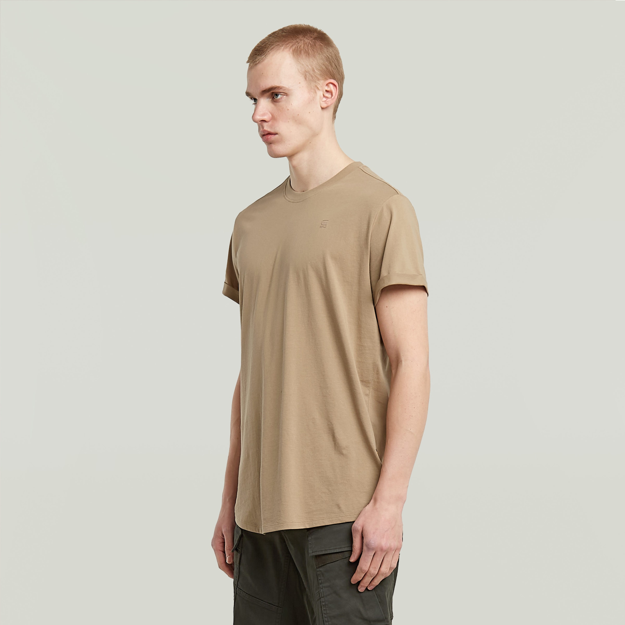 G-STAR Kurzarmshirt »Lash« Rundhals, Logoapplikation