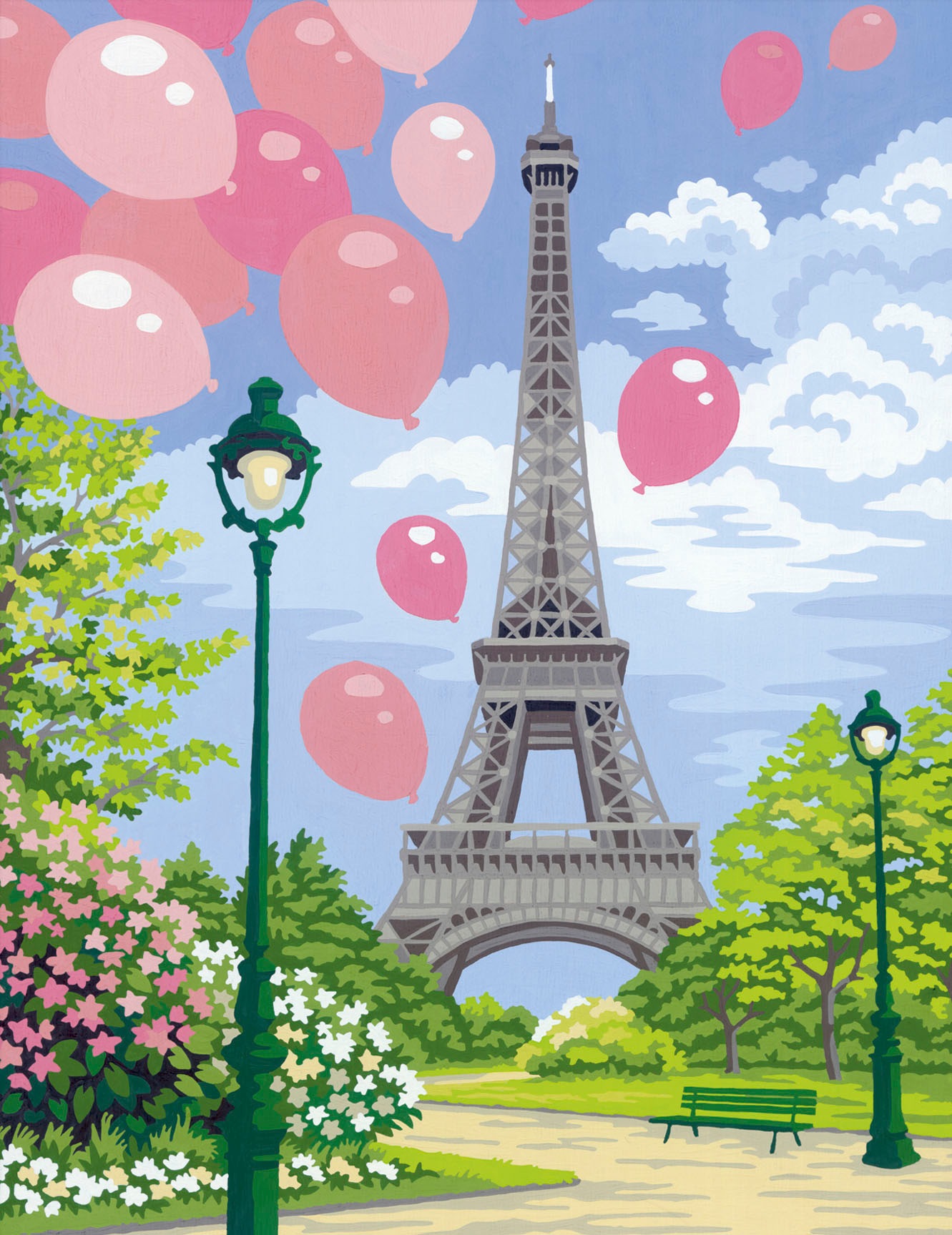 Ravensburger Malen nach Zahlen »CreArt, Spring in Paris« Made in Europe