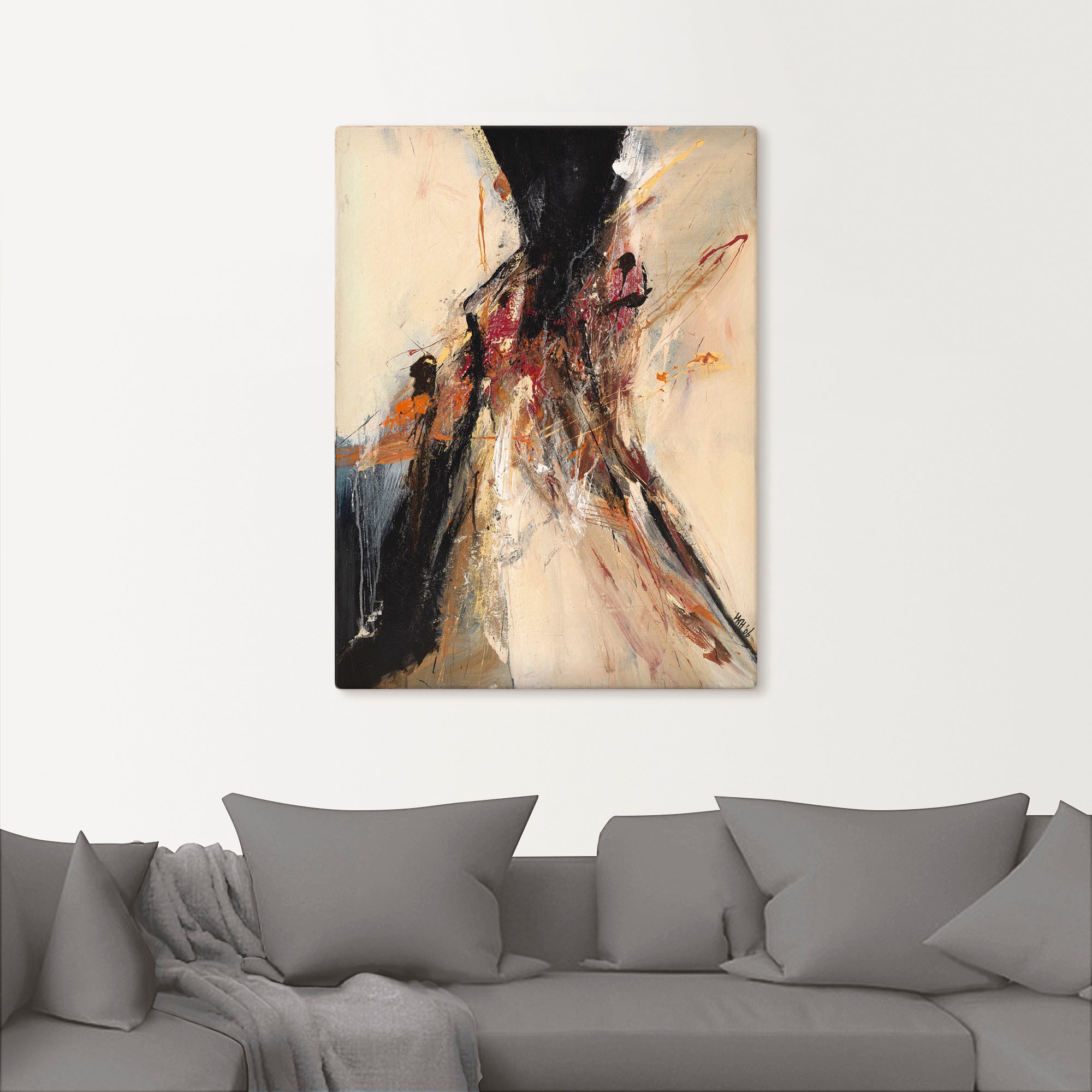 Artland Wandbild »Abstrakt VII« Gegenstandslos 1 Stk. tlg. als Leinwandbild günstig online kaufen