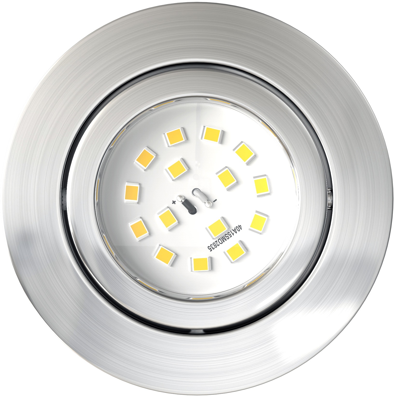 B.K.Licht LED Einbauleuchte »5er Set Einbaustrahler, Dimmbare Deckenstrahler, flache Spots«, 5 flammig, Leuchtmittel LED-Board | LED fest integriert, 3.000K, 470Lm, 5,5W, Kunststoff, 8,2 x 2,8 cm, Nickel