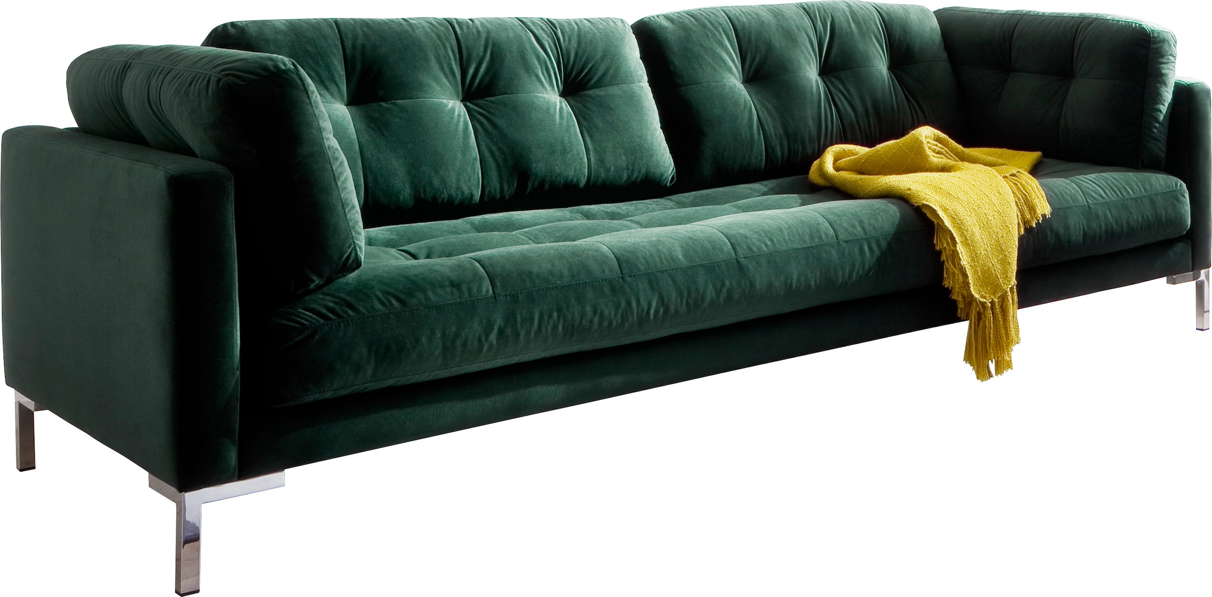 Trends by HG 3-Sitzer »Landau«, in Cord-Stoff mit Metallfuß