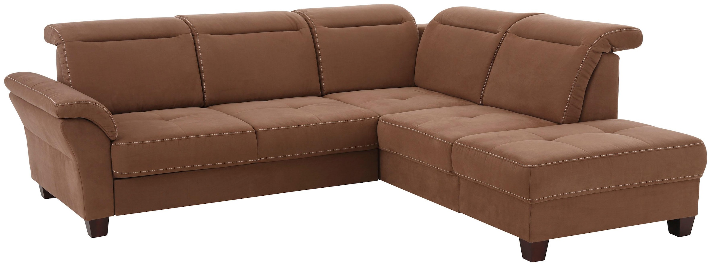 Home affaire Ecksofa »Solvei L-Form« wahlweise auch mit Kopfteilverstellung günstig online kaufen