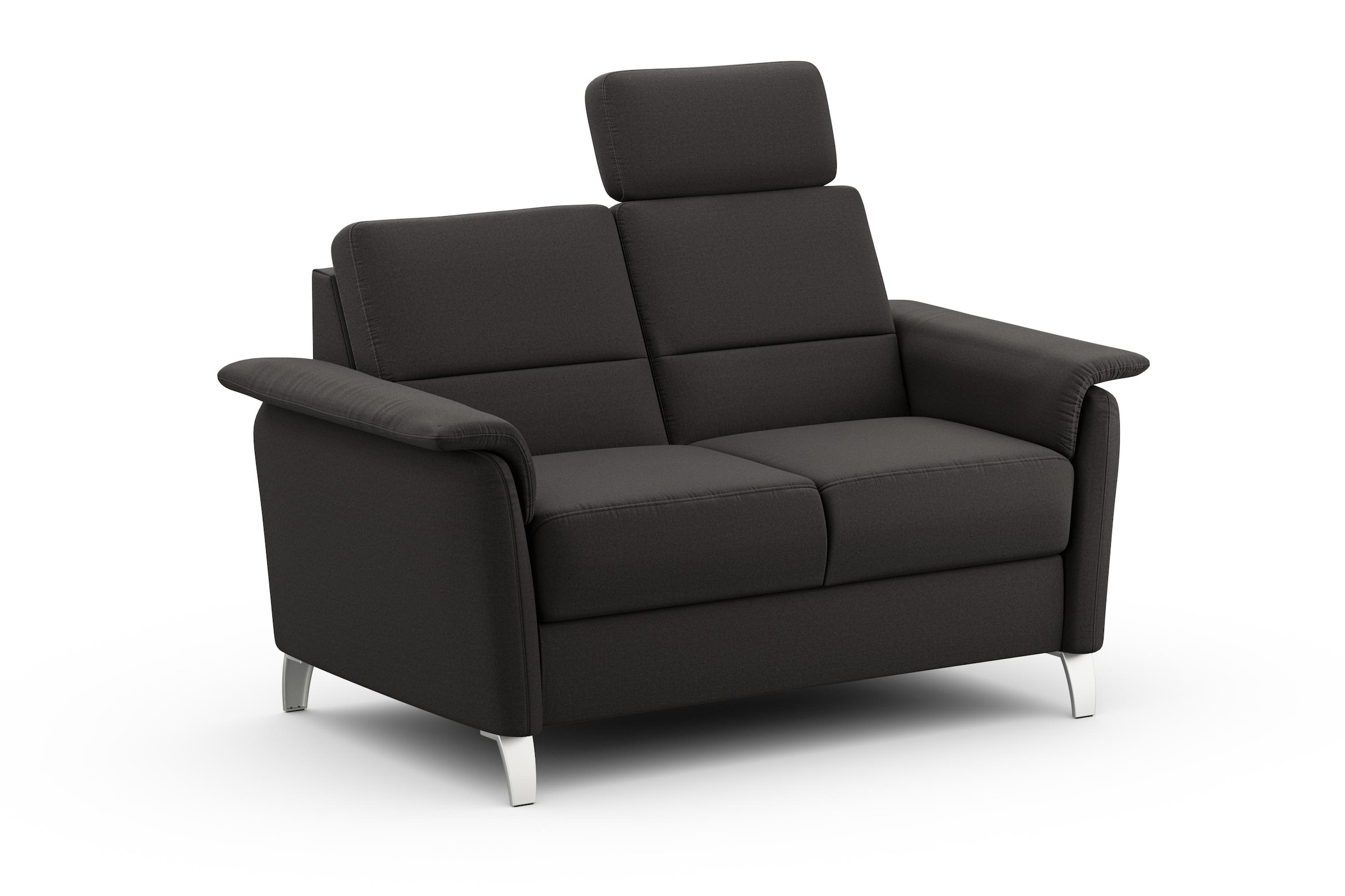 sit&more 2-Sitzer »Palmera«, Federkern-Polsterung, Steckvorrichtung für 2 Kopfstützen (optional)