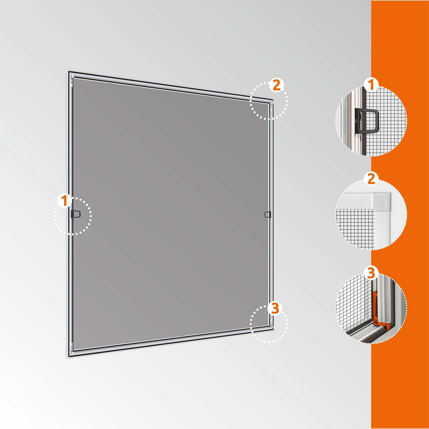 Windhager Insektenschutz-Fensterrahmen »PLUS« BxH: 140x150 cm