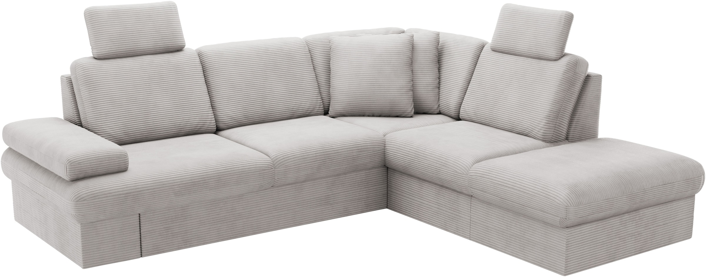 sit&more Ecksofa »Moreno L-Form, B: 238 cm«, mit Armteilverstellung, optional Bettfunktion