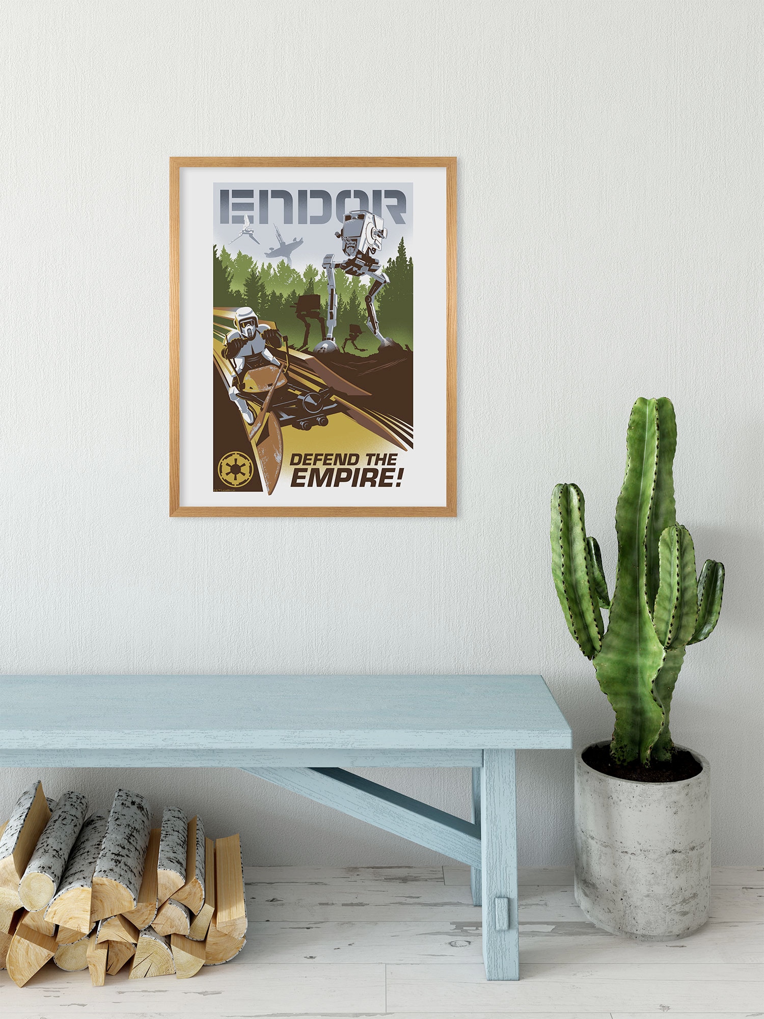 Komar Wandbild »Star Wars Defend the Empire«, Disney, (Set, 1 St.), 30 x 40 cm (Breite x Höhe) - Kinderzimmer, Dekoration