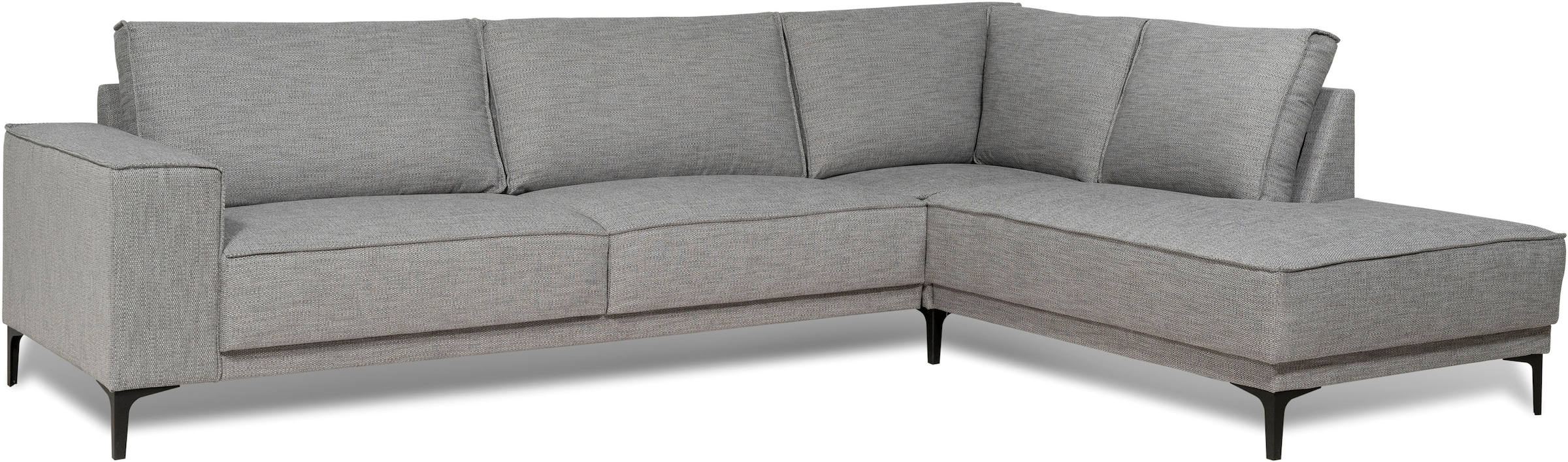 Places of Style Ecksofa Oland, L-Form, inkl. Rückenkissen, hochwertige Verarbeitung