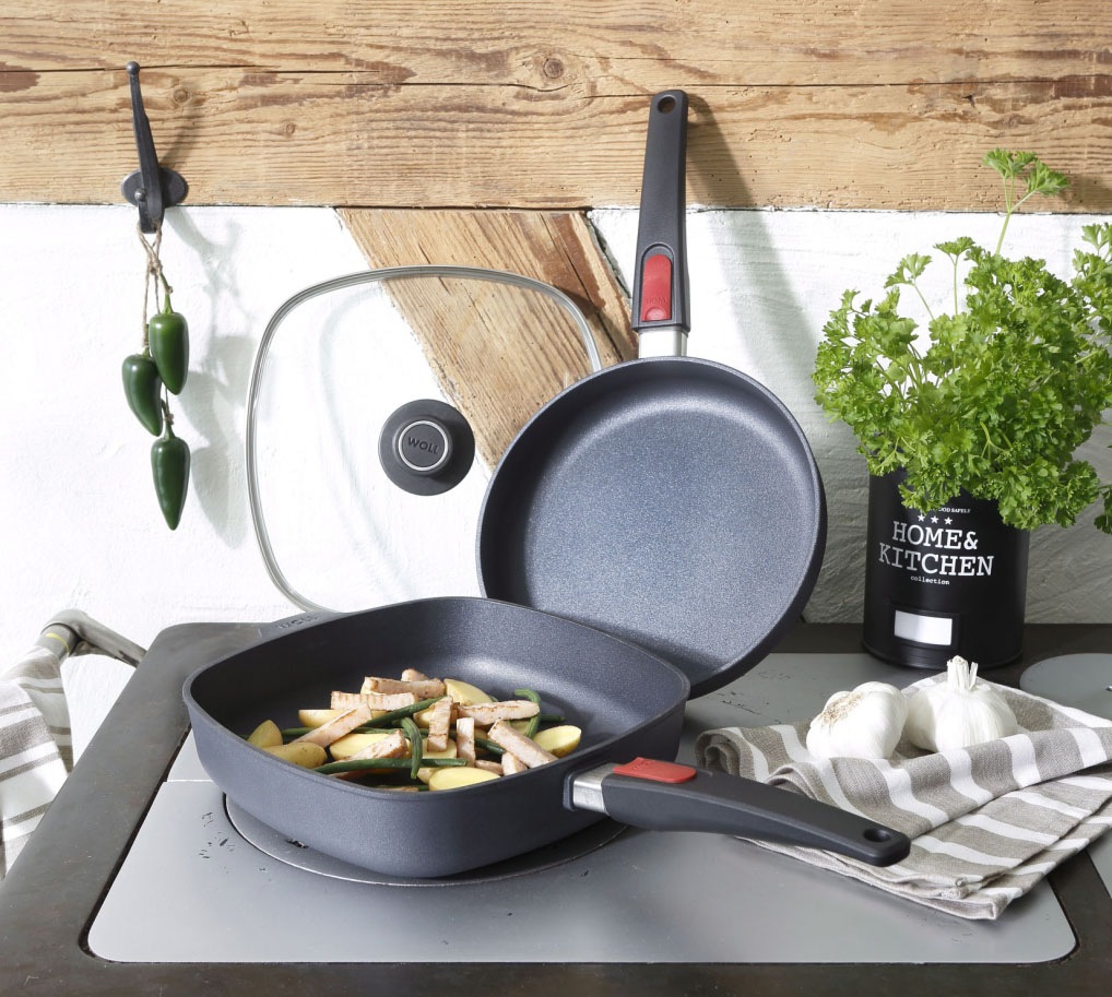 WOLL MADE IN GERMANY Pfannen-Set »Diamond Lite« Aluminiumguss Set, 1x Eckpf günstig online kaufen